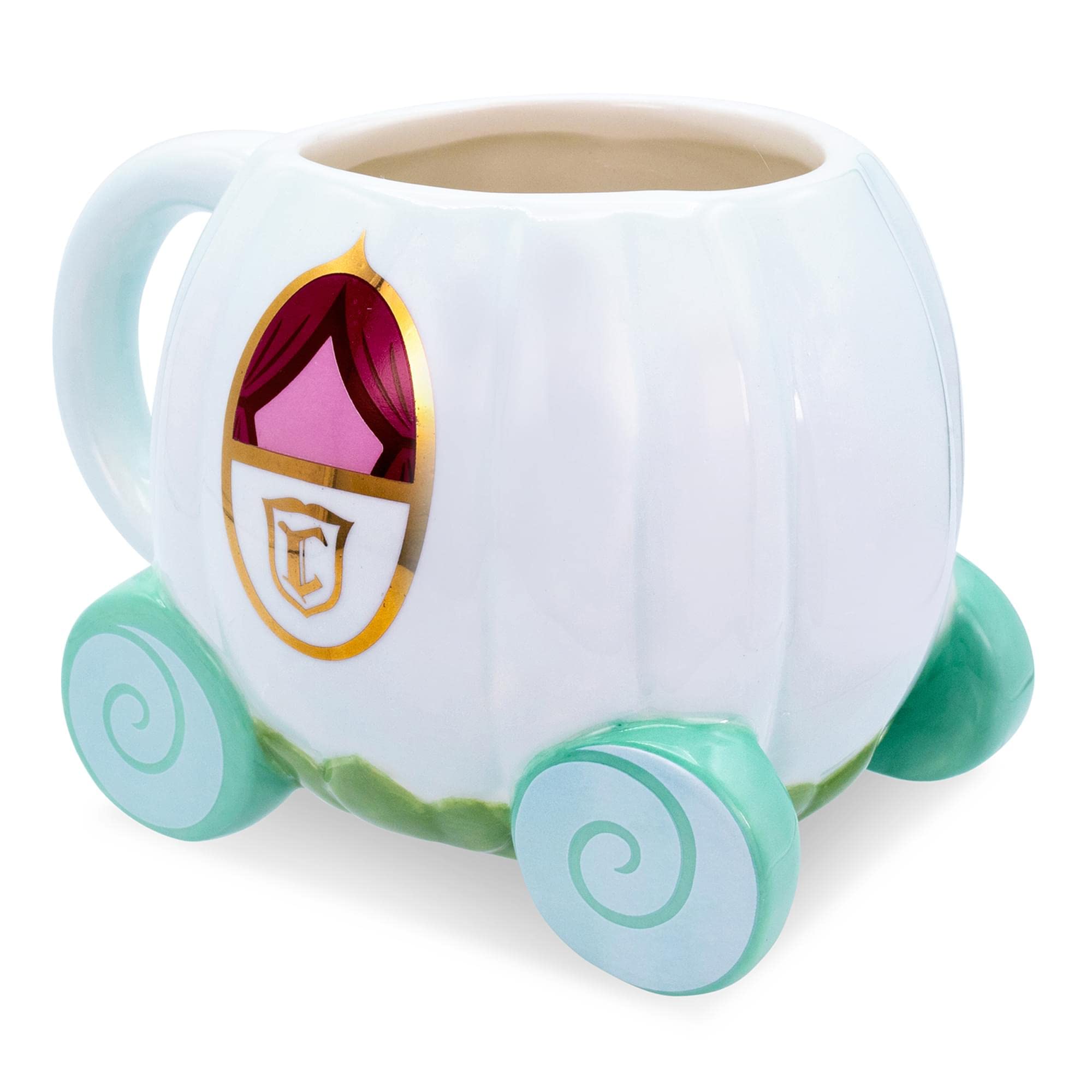 Foto 3 pulgar | Taza Toynk Disney Cinderella Coach De Cerámica Esculpida En 3d, 590 Ml - Venta Internacional.