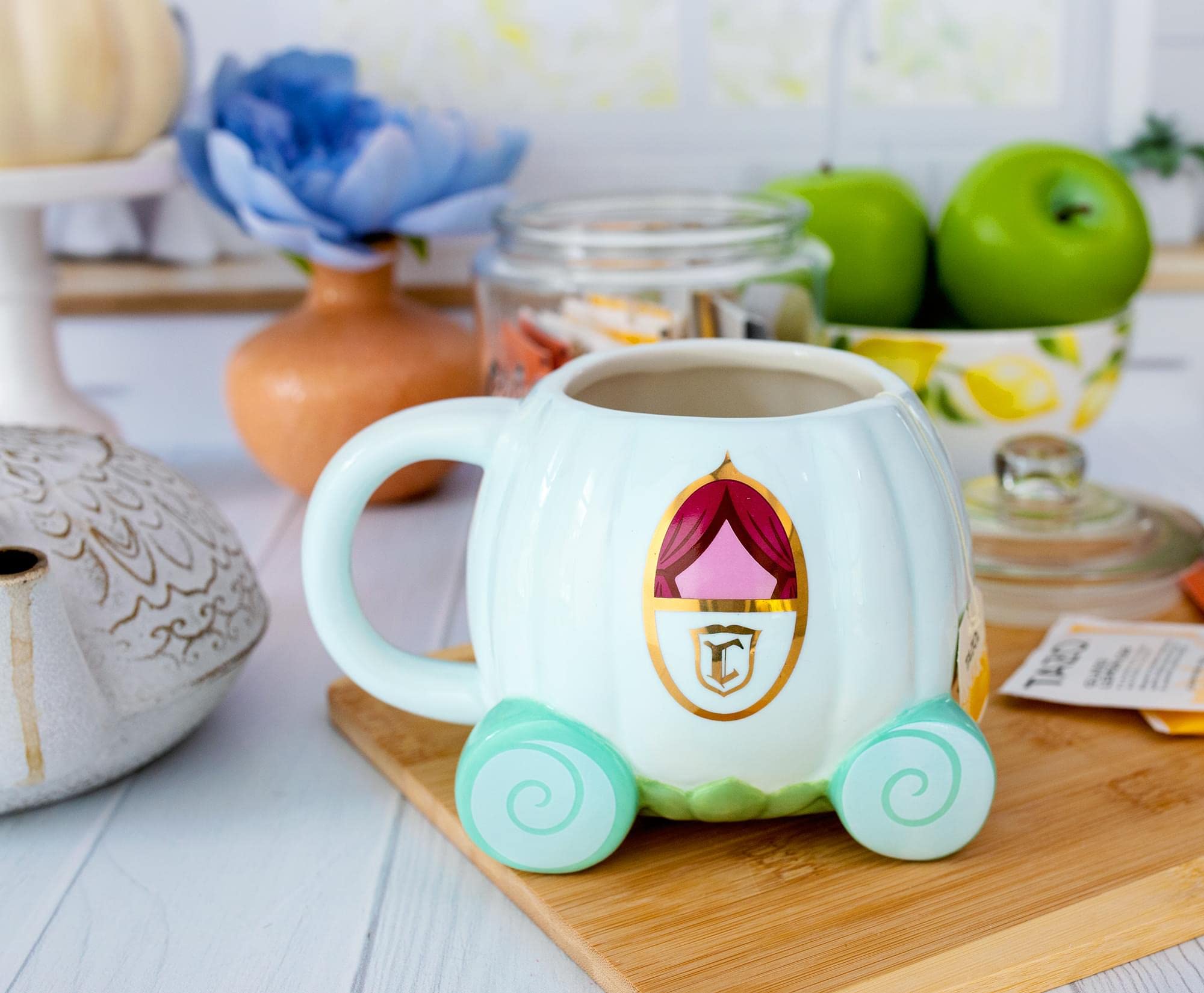 Foto 6 pulgar | Taza Toynk Disney Cinderella Coach De Cerámica Esculpida En 3d, 590 Ml - Venta Internacional.