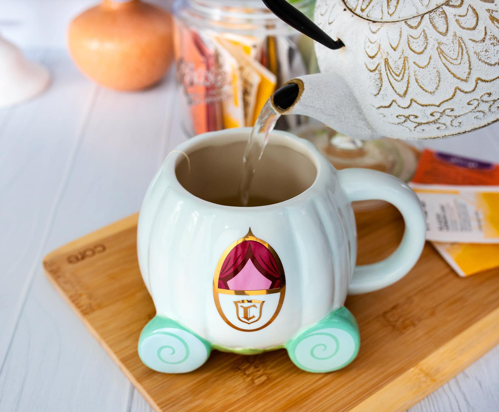 Foto 7 pulgar | Taza Toynk Disney Cinderella Coach De Cerámica Esculpida En 3d, 590 Ml - Venta Internacional.