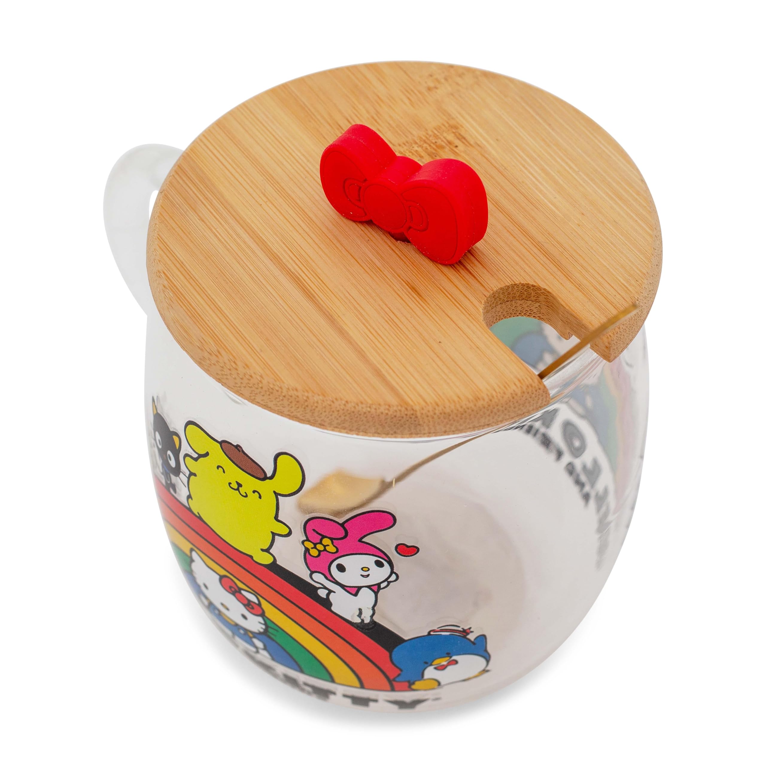 Foto 4 pulgar | Taza De Cristal Silver Buffalo Sanrio Hello Kitty & Friends 500ml - Venta Internacional.