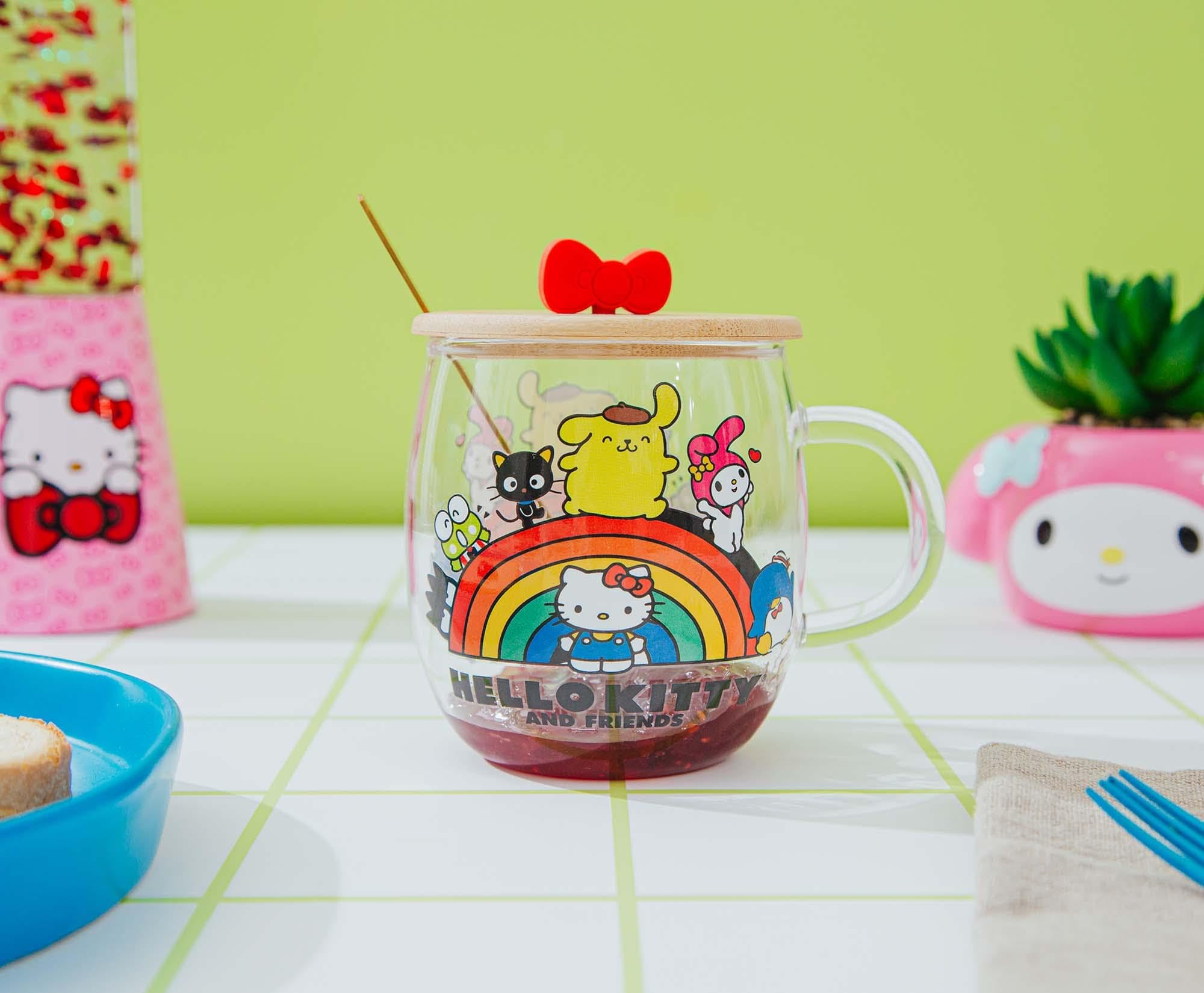 Foto 6 pulgar | Taza De Cristal Silver Buffalo Sanrio Hello Kitty & Friends 500ml - Venta Internacional.