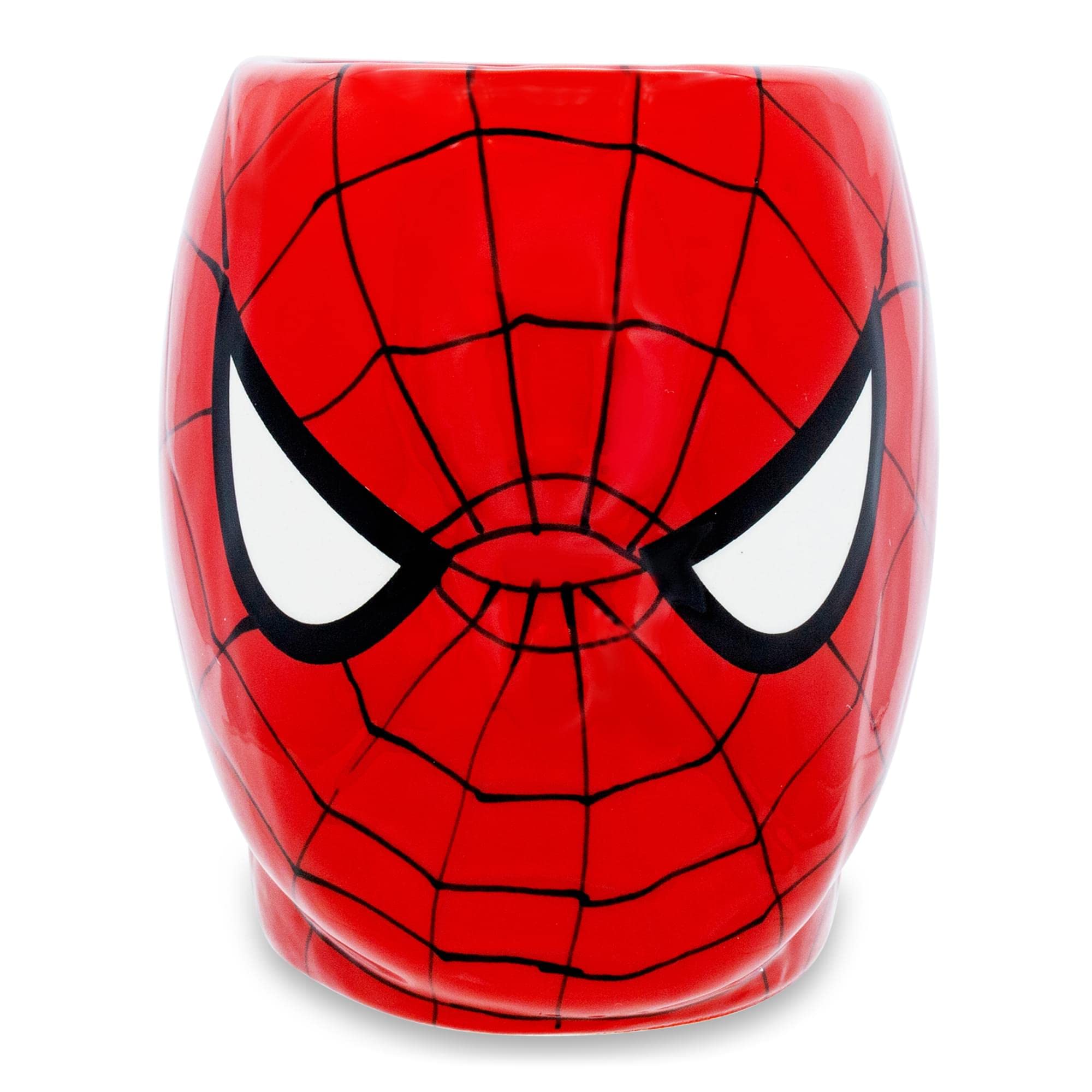 Foto 2 pulgar | Taza De Cerámica Plateada Con Diseño De Búfalo Marvel Spiderman Face 3d, 600 Ml - Venta Internacional.