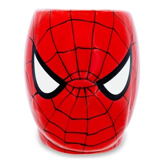 Foto 1 | Taza De Cerámica Plateada Con Diseño De Búfalo Marvel Spiderman Face 3d, 600 Ml - Venta Internacional.