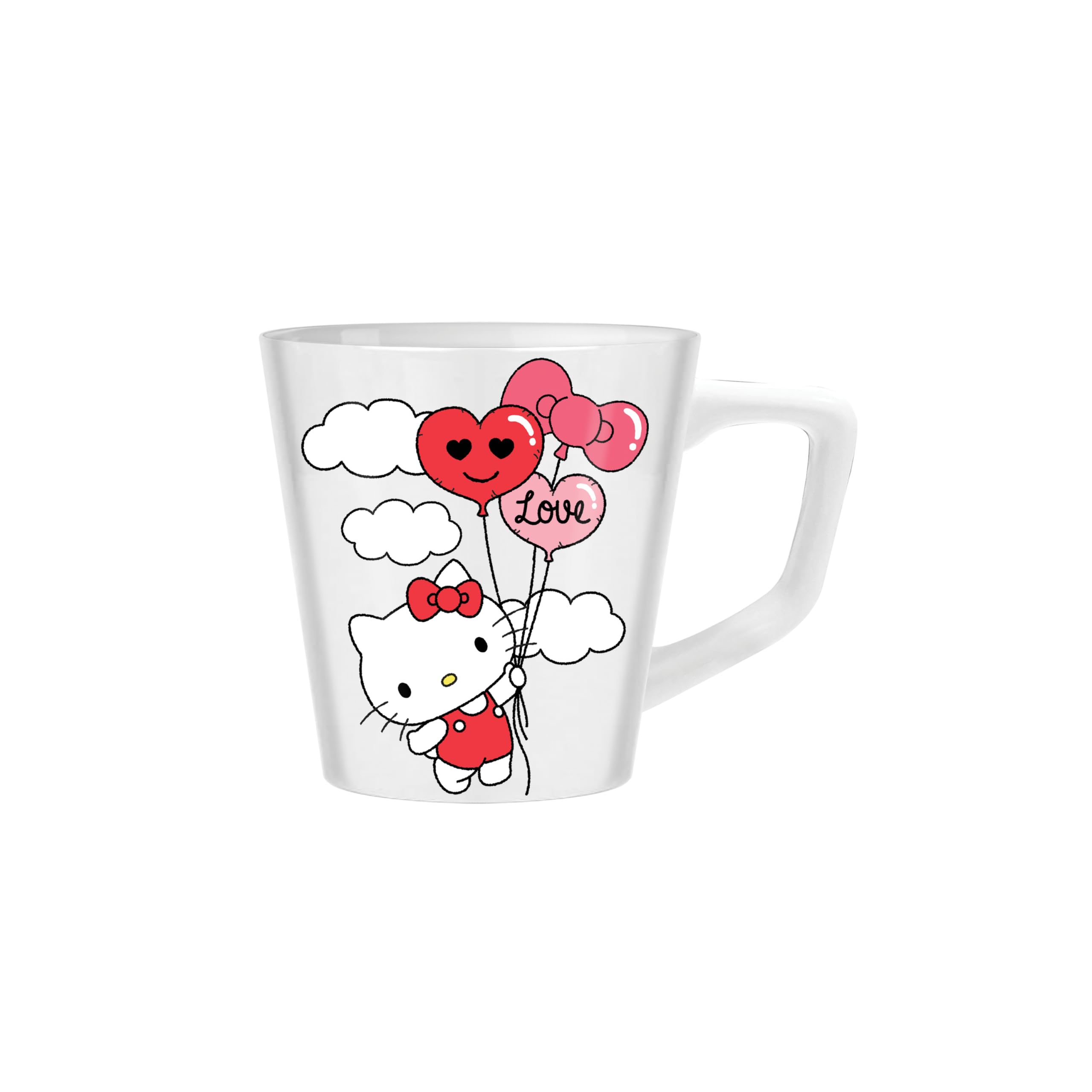 Foto 2 pulgar | Taza De Cerámica Silver Buffalo Hello Kitty Love In The Air, 500 Ml - Venta Internacional.