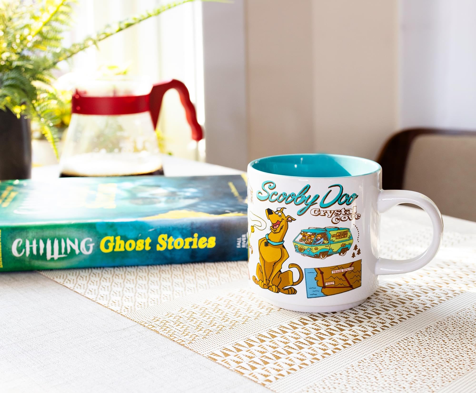 Foto 5 pulgar | Taza De Cerámica Plateada Con Buffalo Scooby-doo And The Gang Crystal Cove - Venta Internacional.