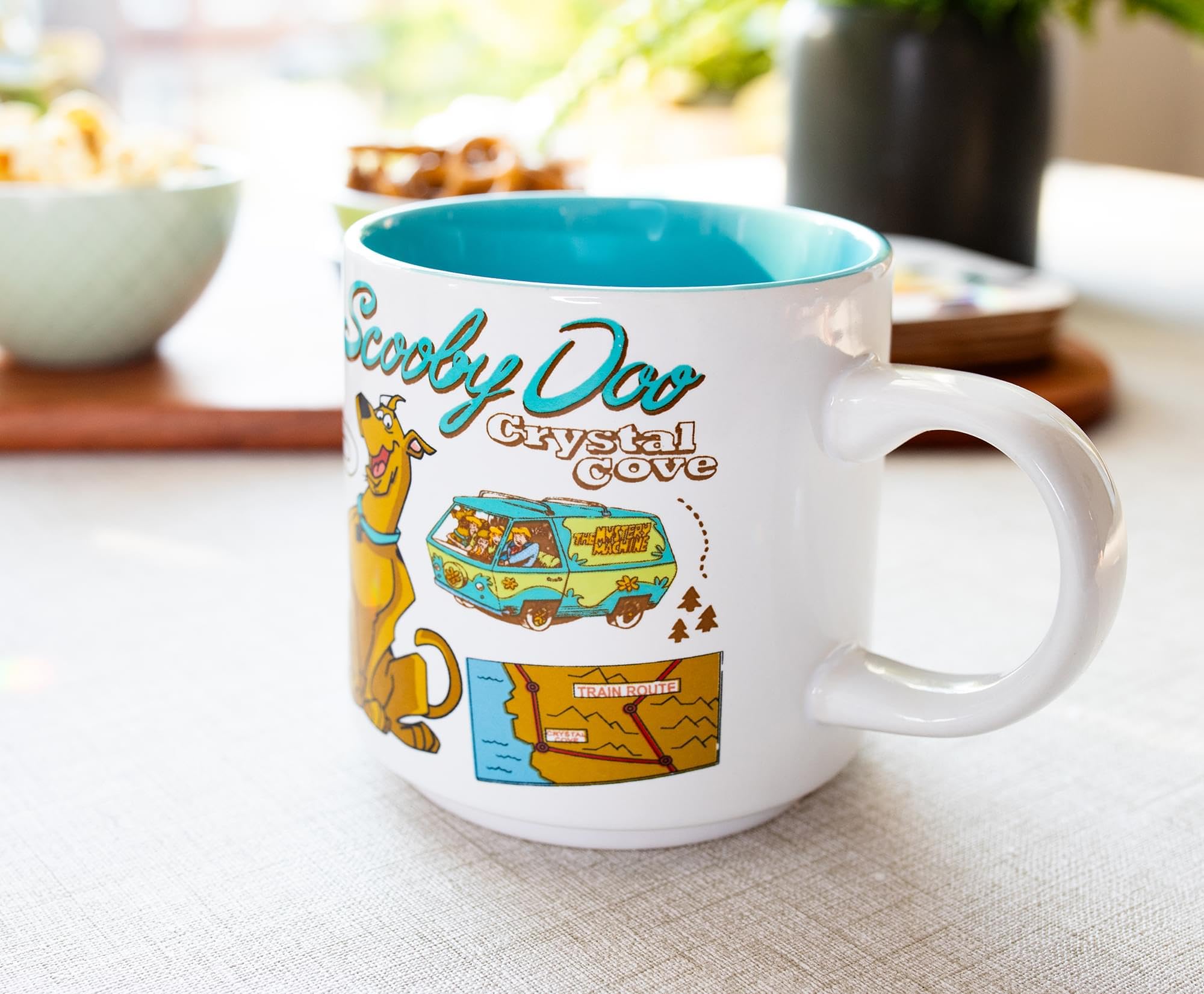 Foto 6 pulgar | Taza De Cerámica Plateada Con Buffalo Scooby-doo And The Gang Crystal Cove - Venta Internacional.