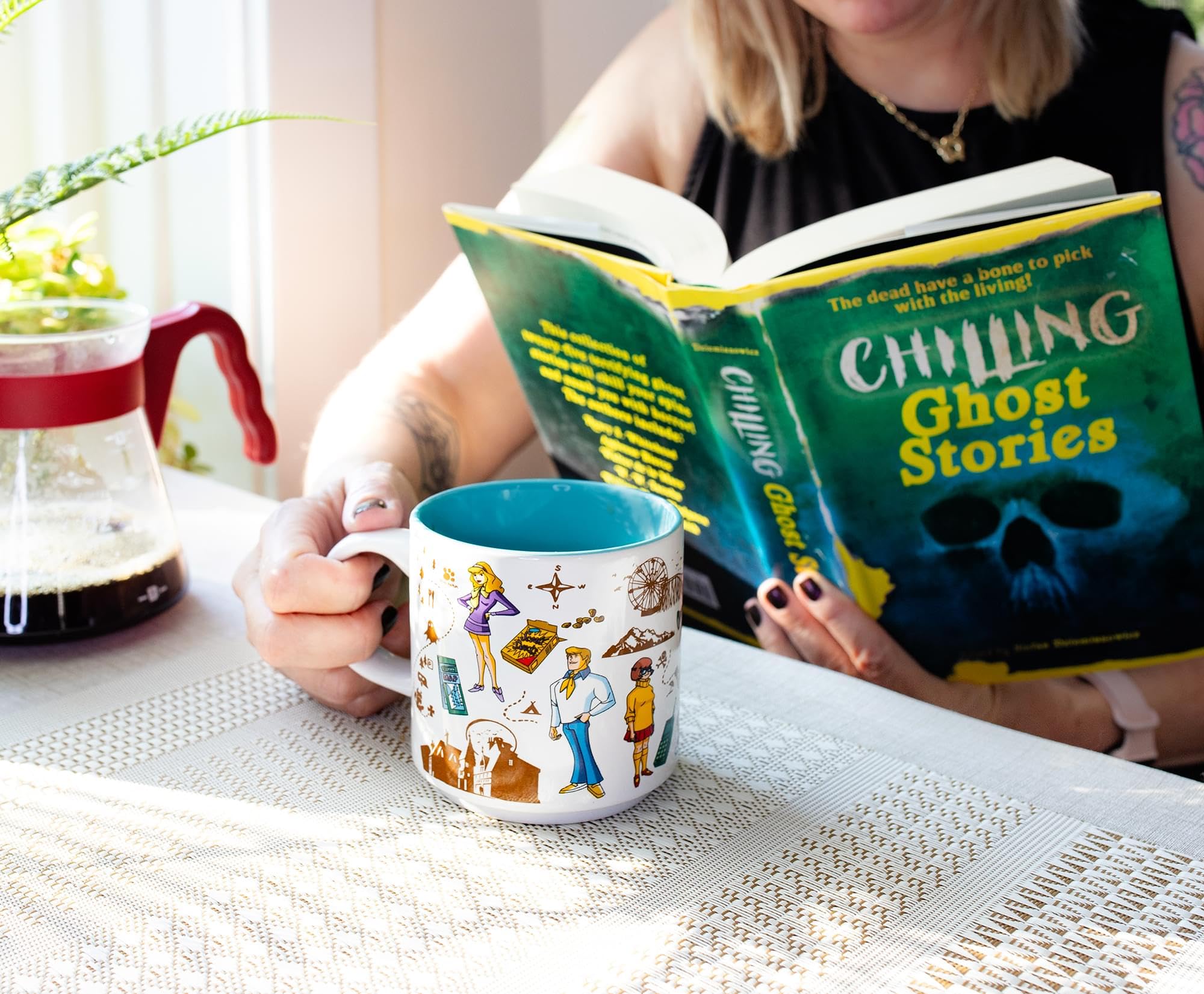 Foto 7 | Taza De Cerámica Plateada Con Buffalo Scooby-doo And The Gang Crystal Cove - Venta Internacional.