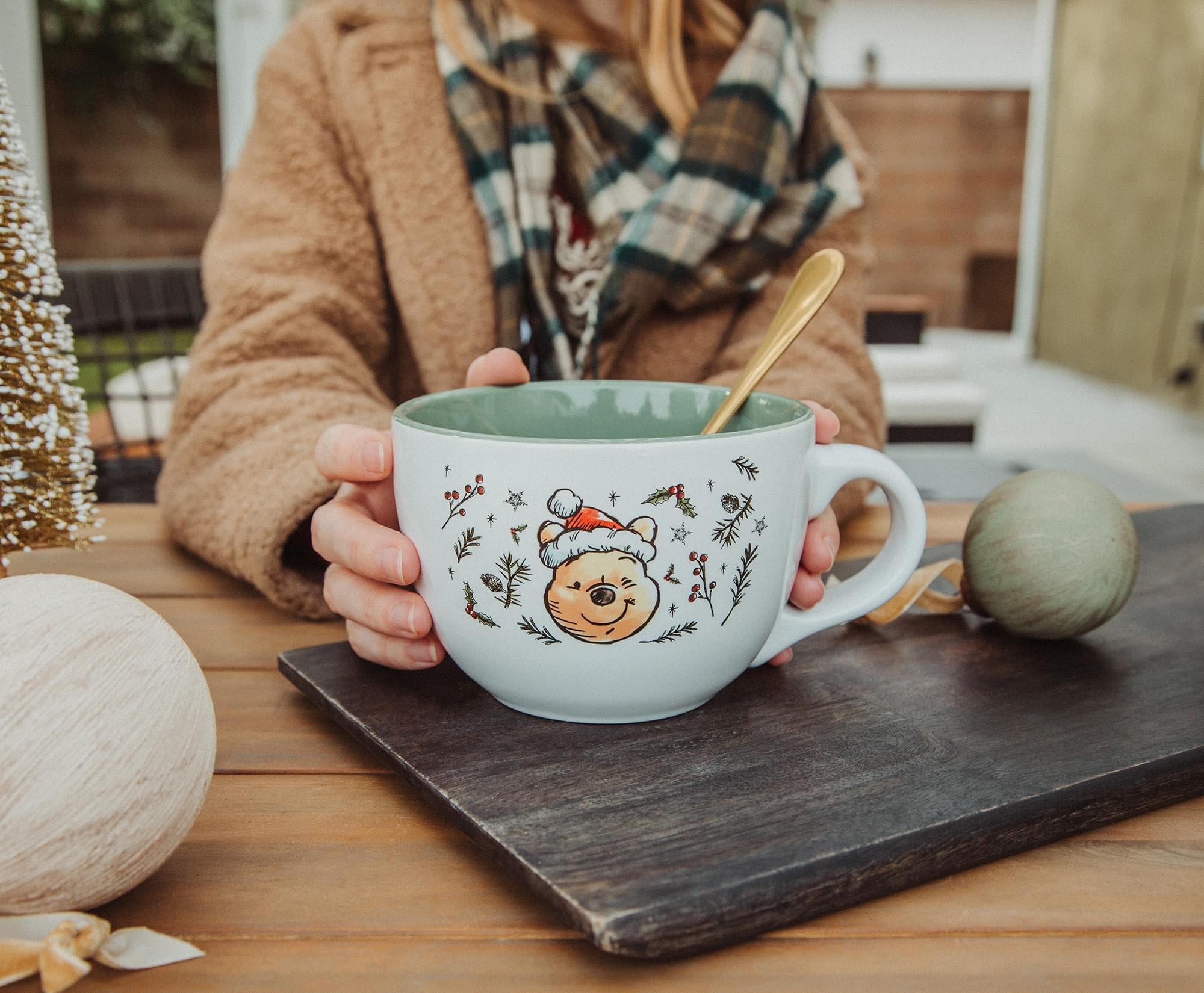 Foto 4 pulgar | Taza De Sopa Silver Buffalo Disney Winnie The Pooh 710 Ml - Venta Internacional.