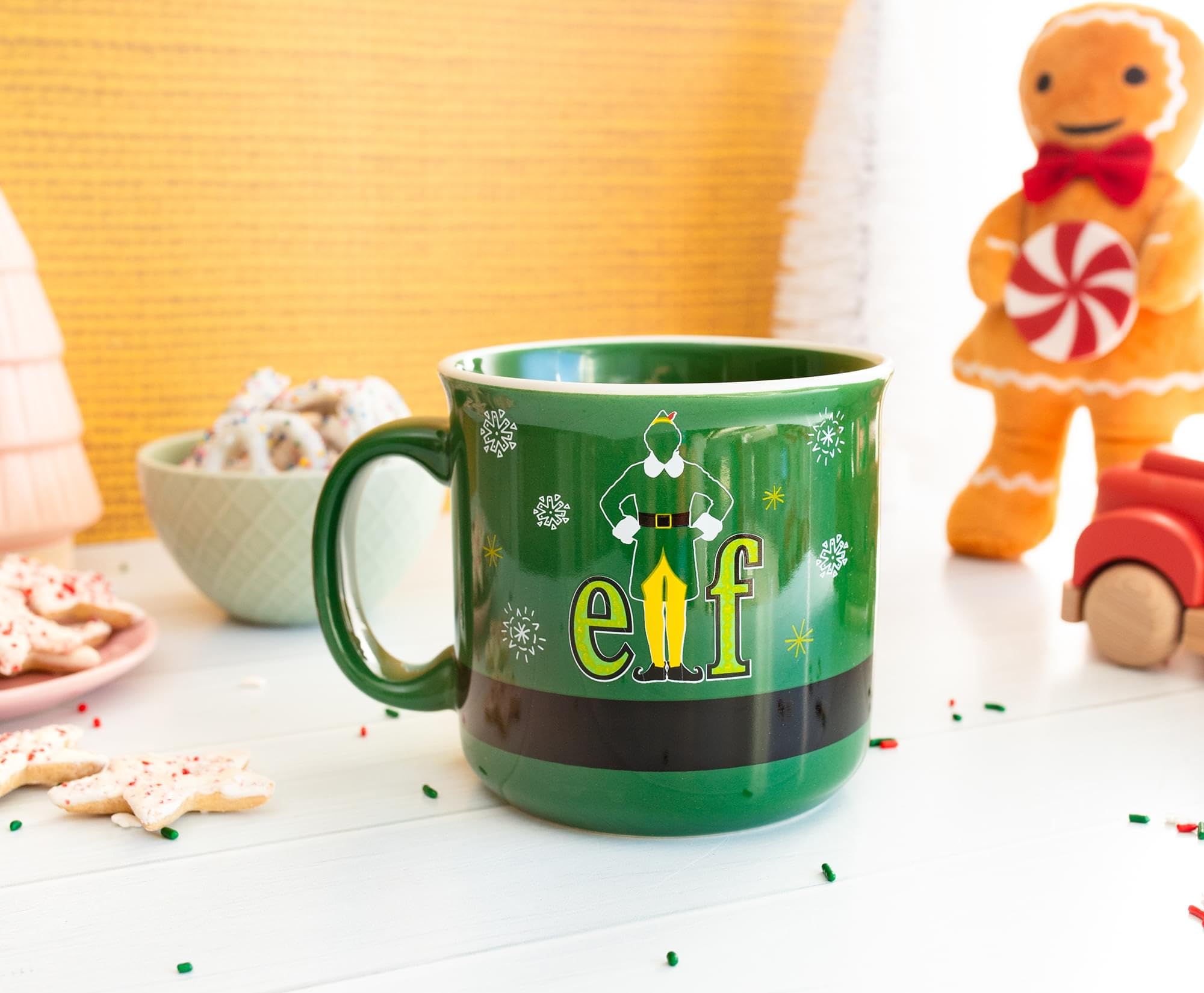 Foto 5 pulgar | Taza Camper Silver Buffalo Elf Buddy De Cerámica, 600 Ml - Venta Internacional.