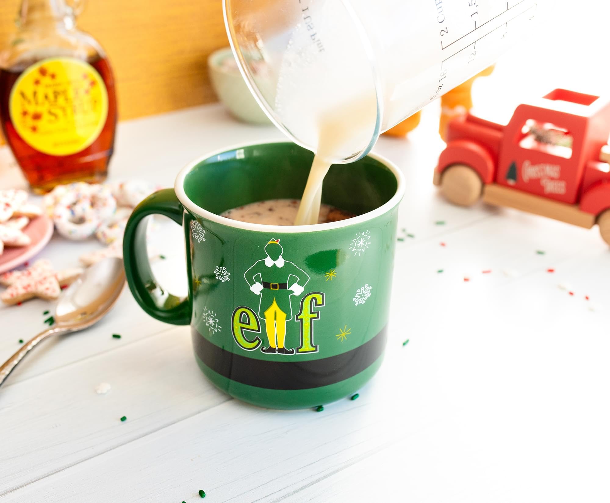 Foto 6 pulgar | Taza Camper Silver Buffalo Elf Buddy De Cerámica, 600 Ml - Venta Internacional.