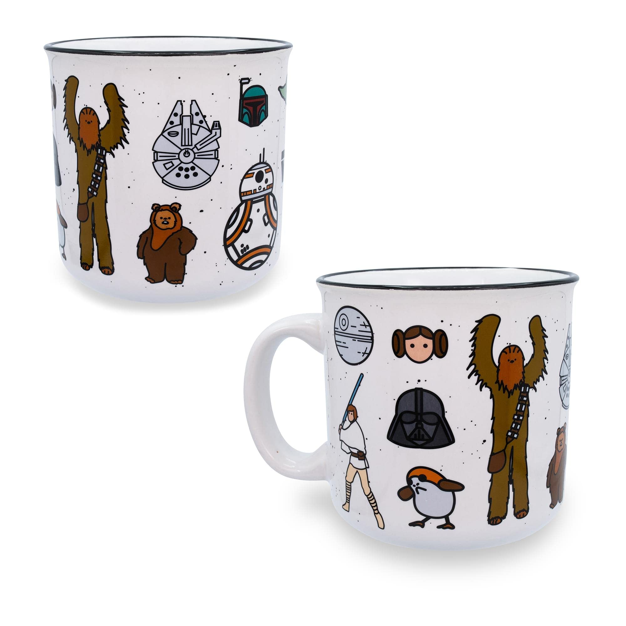 Foto 3 pulgar | Taza Camper Plateada Con Personajes De Buffalo Star Wars, 600 Ml - Venta Internacional.