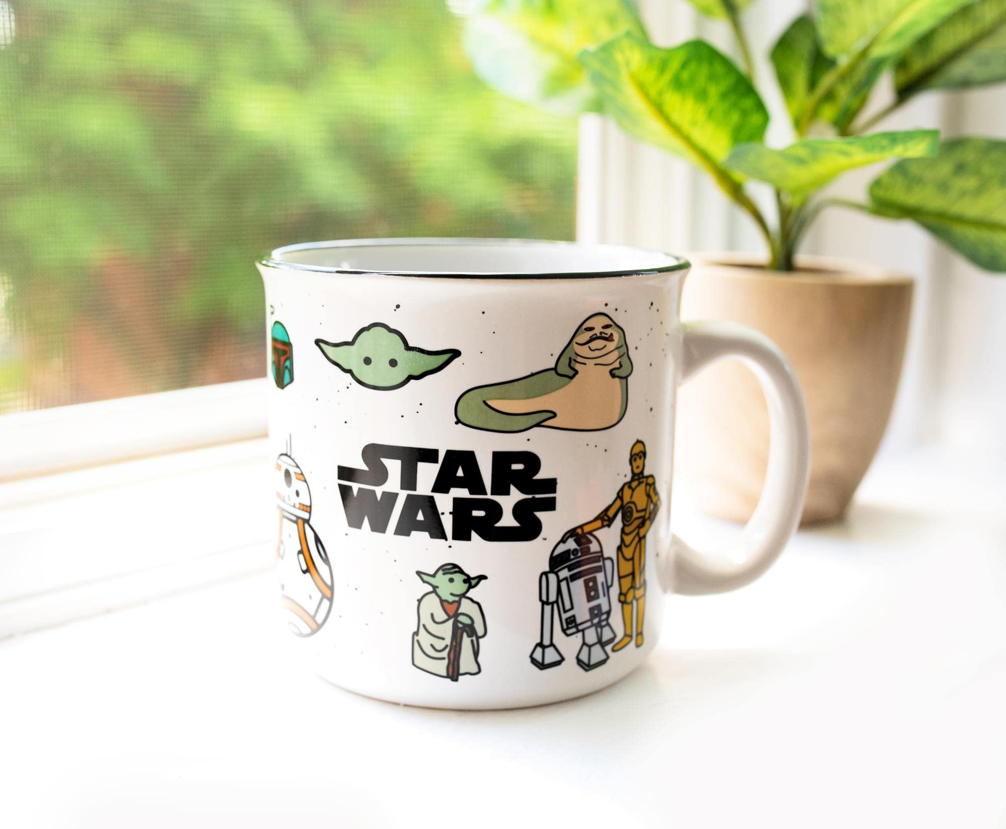 Foto 6 | Taza Camper Plateada Con Personajes De Buffalo Star Wars, 600 Ml - Venta Internacional.