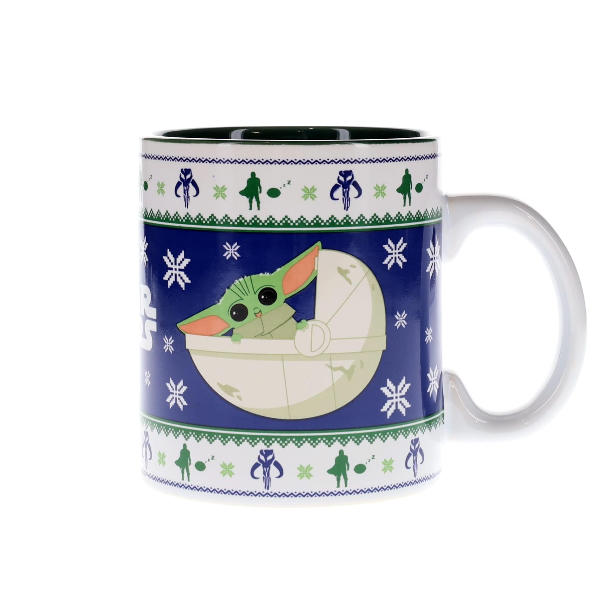 Foto 2 pulgar | Taza De Café Silver Buffalo Star Wars The Mandalorian Grogu - Venta Internacional.