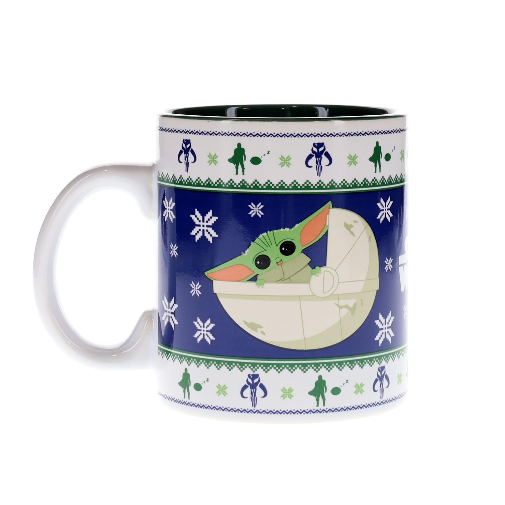 Foto 4 pulgar | Taza De Café Silver Buffalo Star Wars The Mandalorian Grogu - Venta Internacional.
