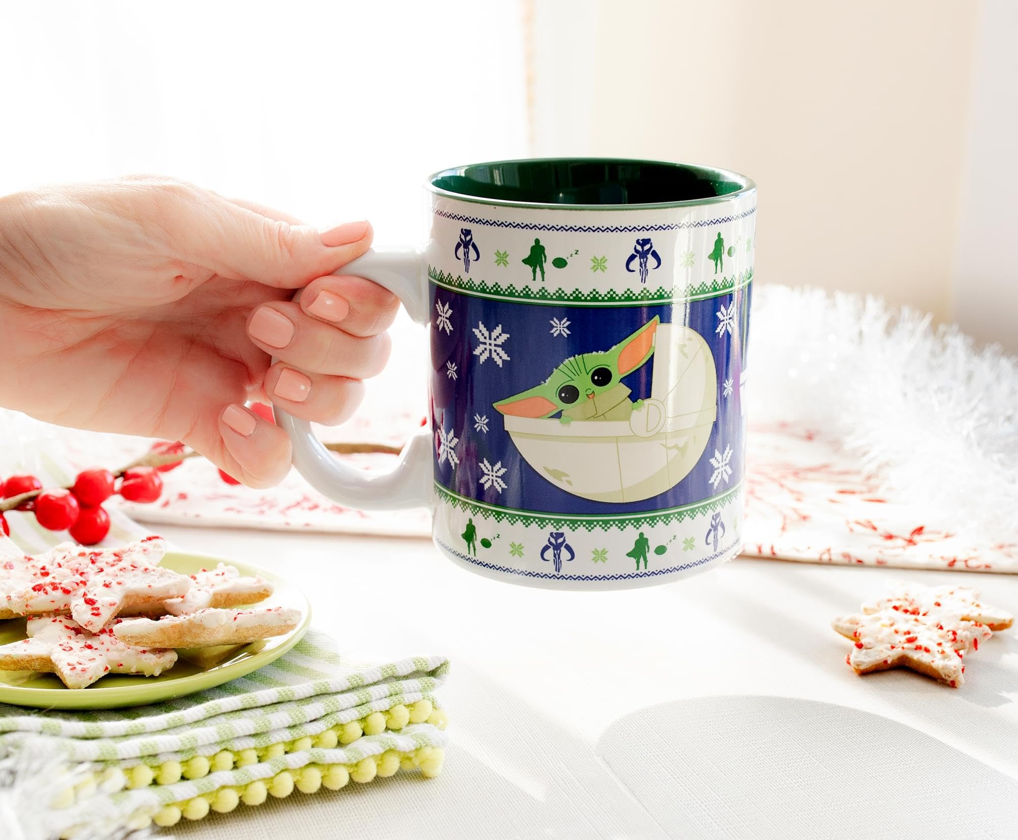 Foto 6 | Taza De Café Silver Buffalo Star Wars The Mandalorian Grogu - Venta Internacional.