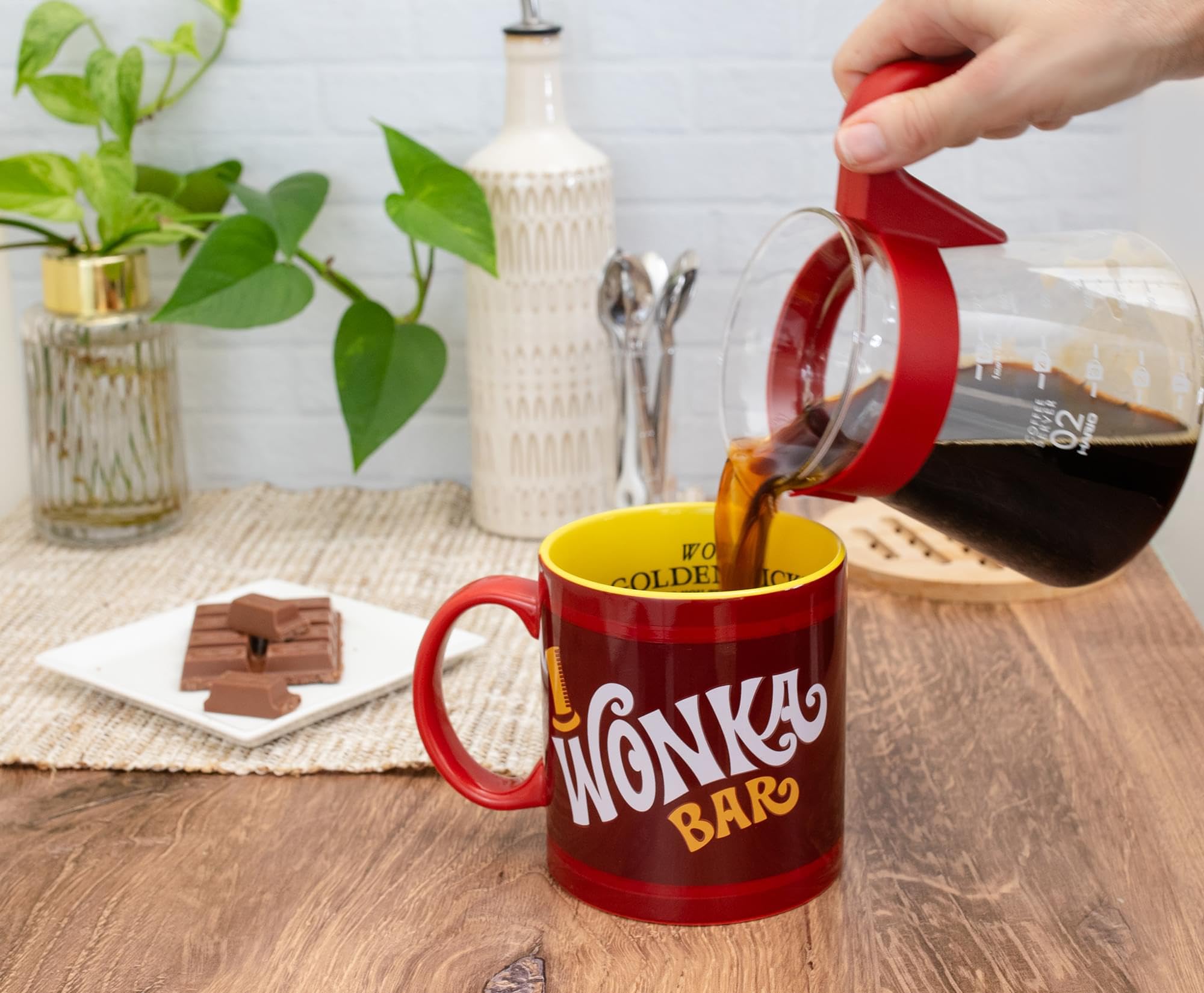 Foto 7 | Taza Plateada Buffalo Willy Wonka Y La Fábrica De Chocolate - Venta Internacional.