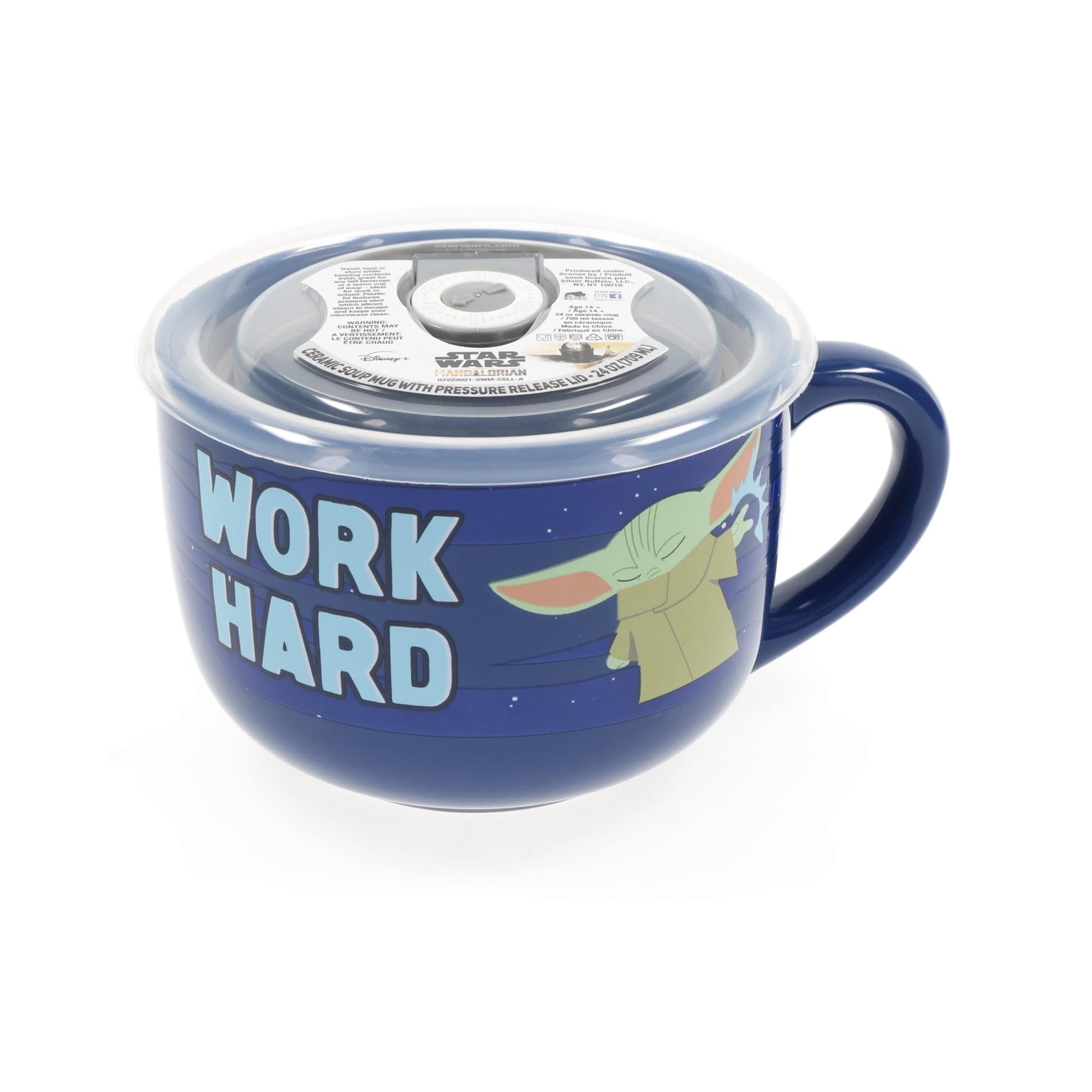 Foto 2 pulgar | Taza De Sopa Silver Buffalo Star Wars The Mandalorian, 700 Ml - Venta Internacional.