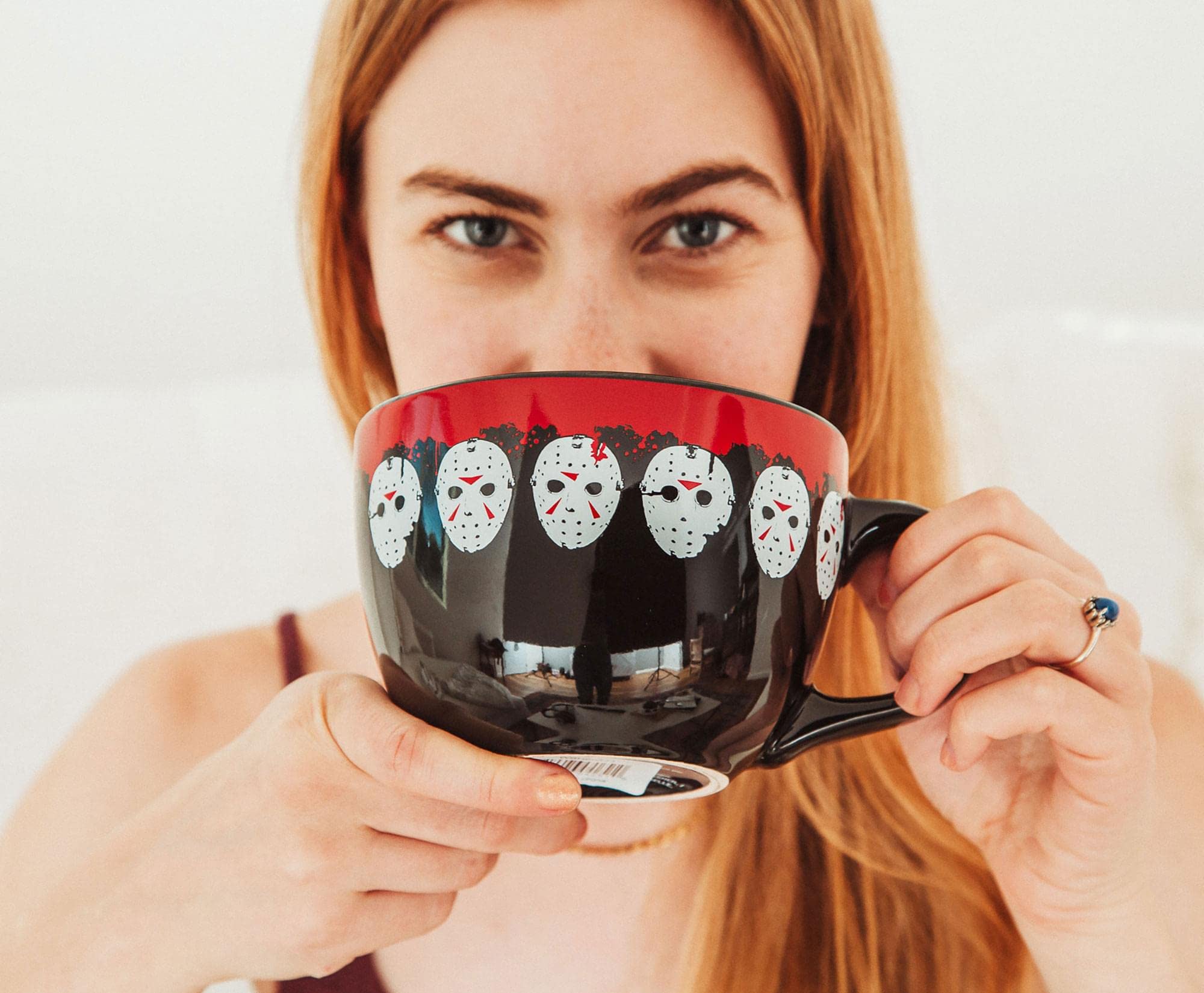 Foto 5 | Taza De Sopa Silver Buffalo Friday The 13th Jason Mask 700 Ml - Venta Internacional.