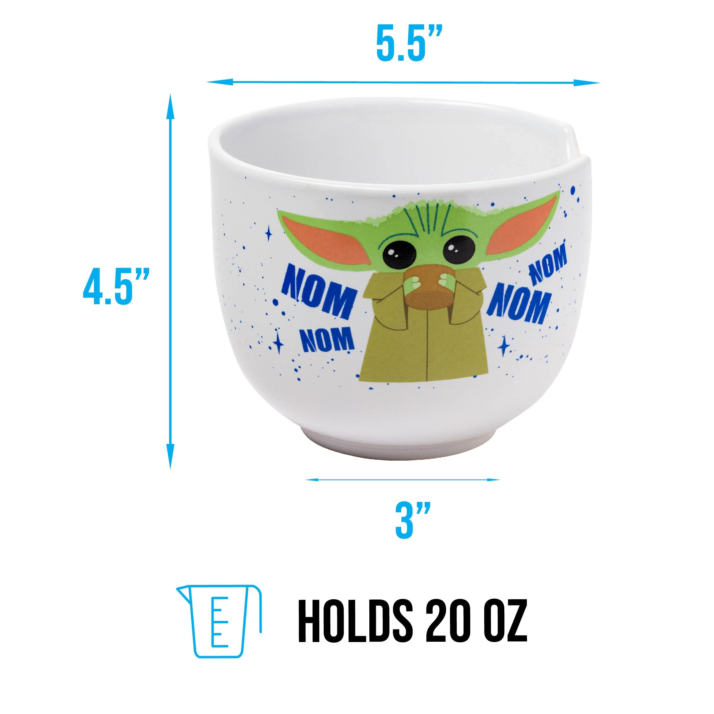 Foto 4 pulgar | Cuenco De Plata Buffalo Star Wars Mandalorian Baby Yoda Grogu - Venta Internacional.