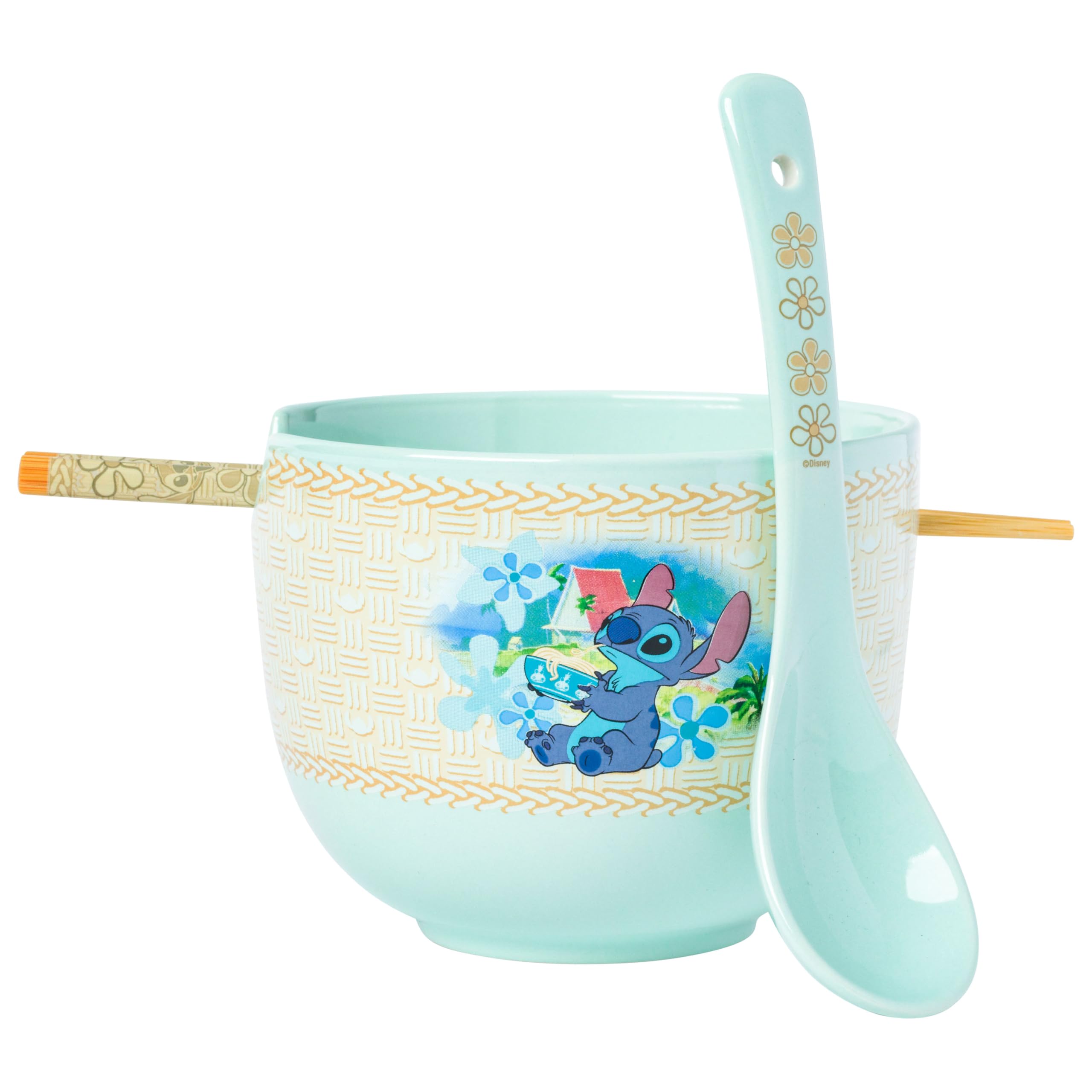 Set De Cuencos Para Ramen Silver Buffalo Disney Lilo And Stitch, 600 Ml - Venta Internacional.