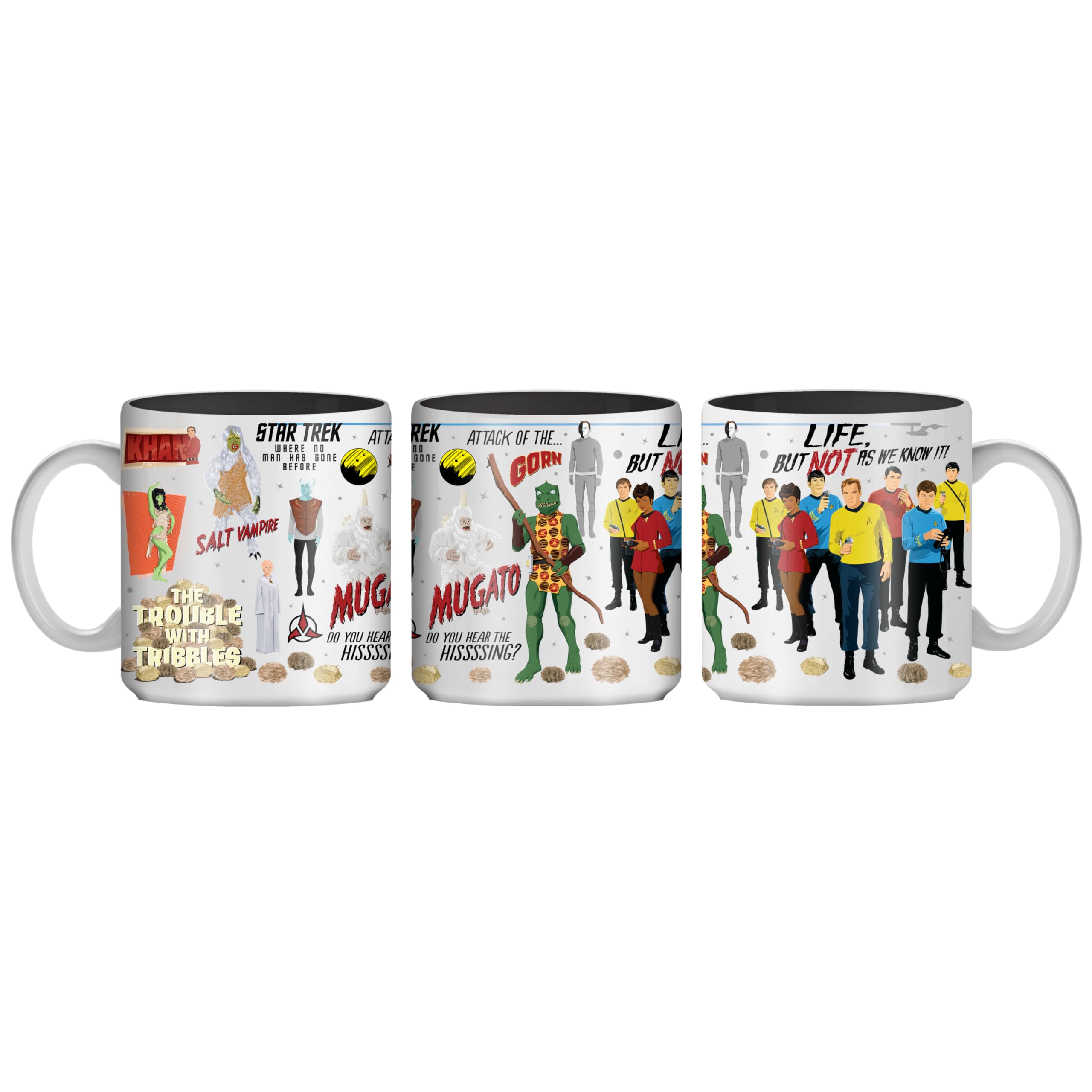 Foto 2 pulgar | Taza De Cerámica Plateada Buffalo Star Trek Aliens 385ml - Venta Internacional.