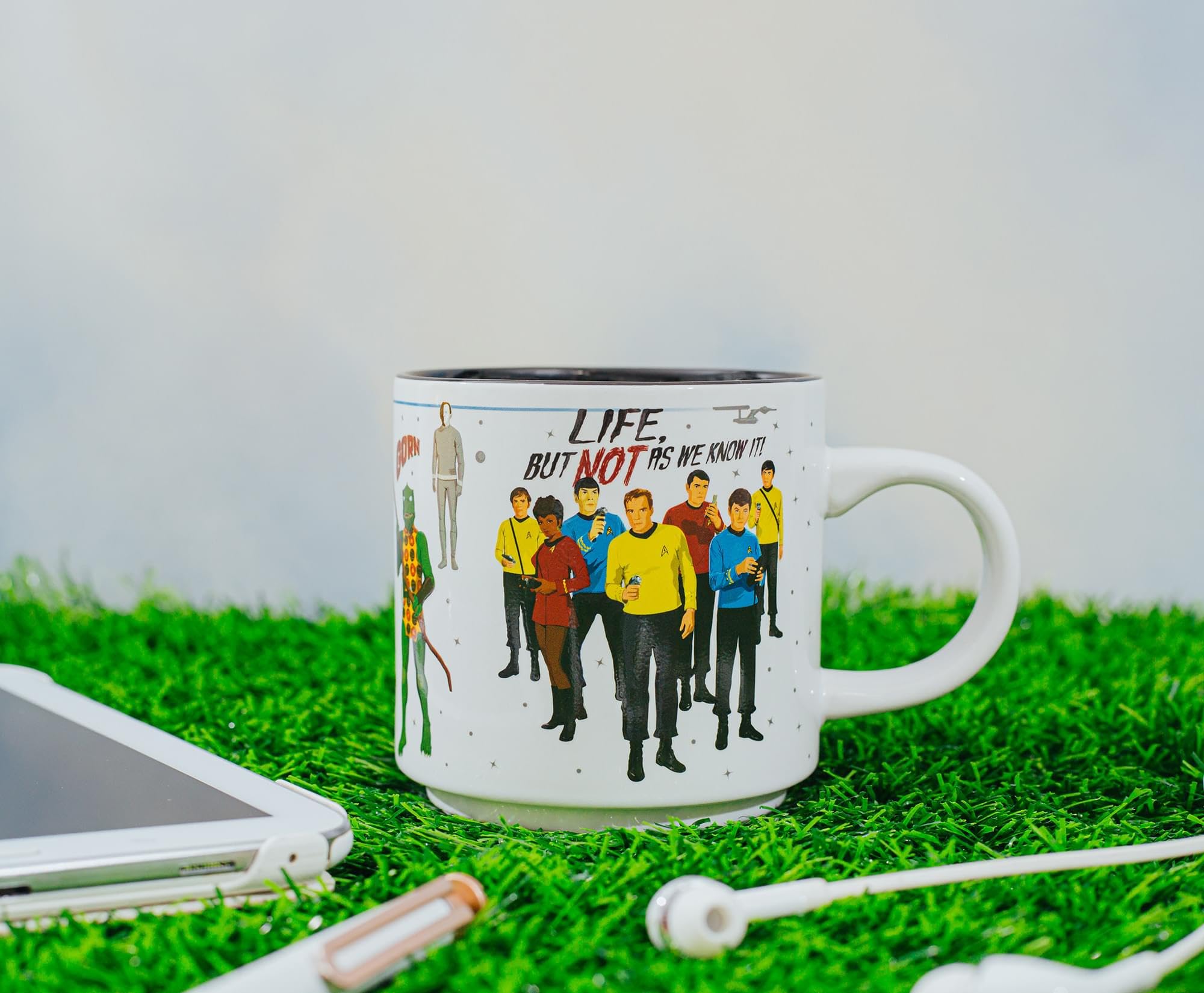 Foto 3 pulgar | Taza De Cerámica Plateada Buffalo Star Trek Aliens 385ml - Venta Internacional.