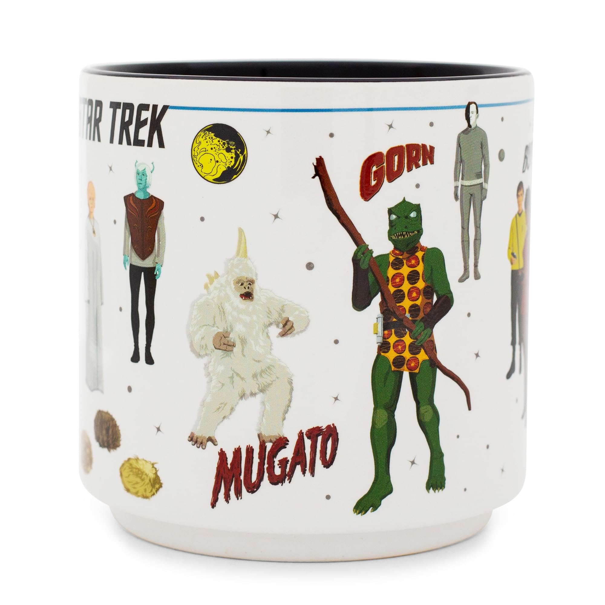 Foto 3 | Taza De Cerámica Plateada Buffalo Star Trek Aliens 385ml - Venta Internacional.