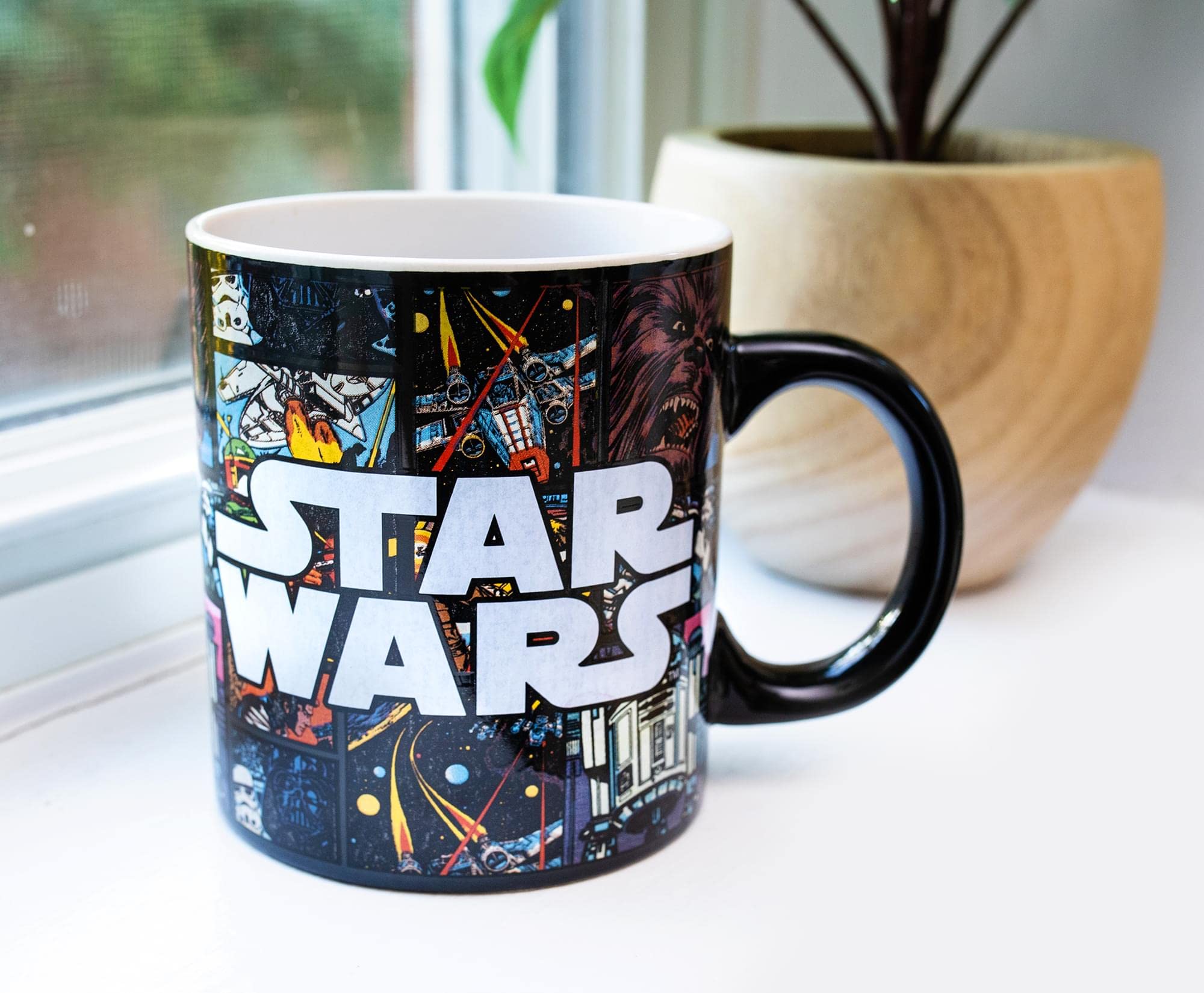 Foto 7 pulgar | Taza De Café De Cerámica Con Estampado Integral De Cómics De La Guerra De Las Galaxias, 590 Ml - Venta Internacional.