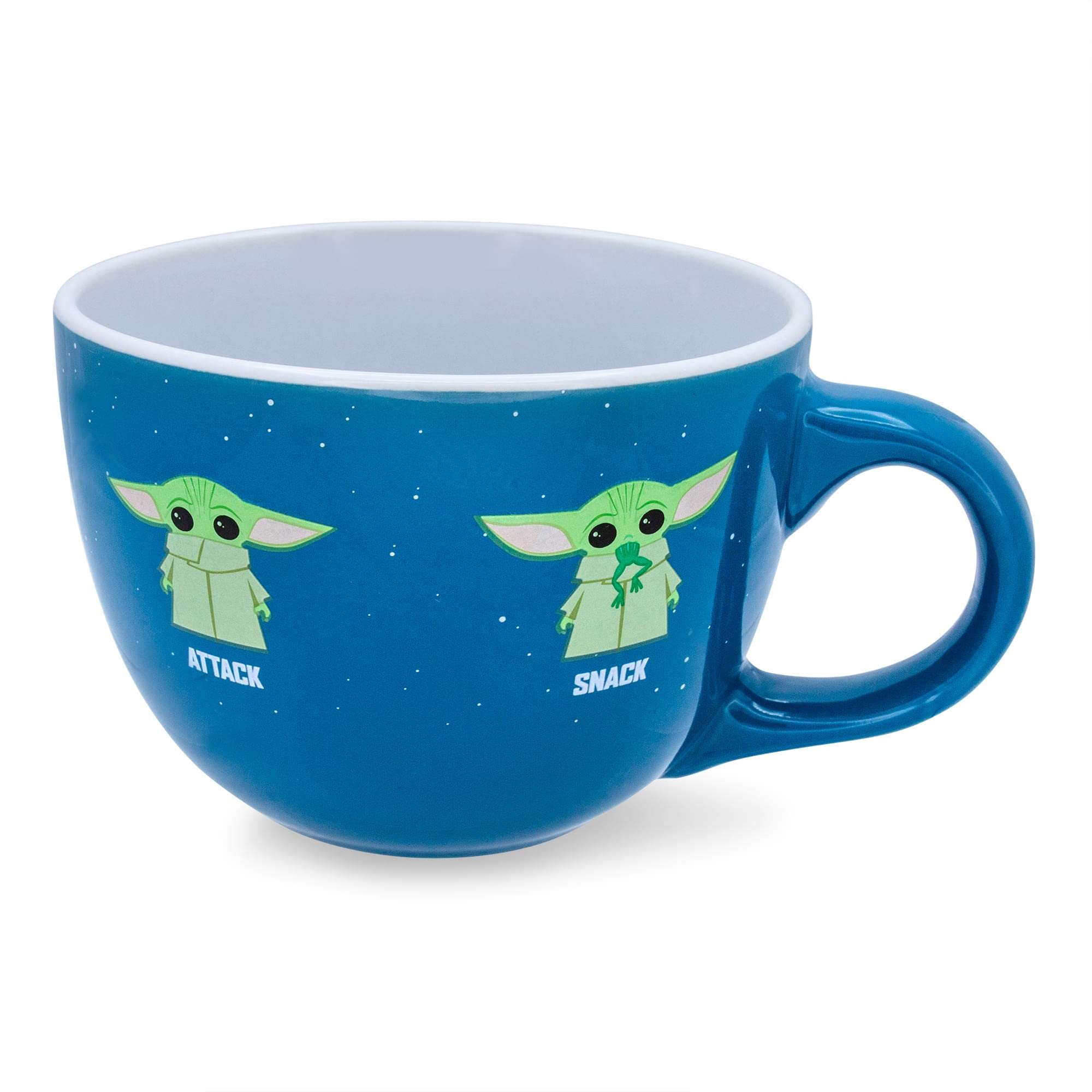 Foto 3 pulgar | Taza Para Sopa Silver Buffalo Star Wars The Mandalorian Grogu - Venta Internacional.