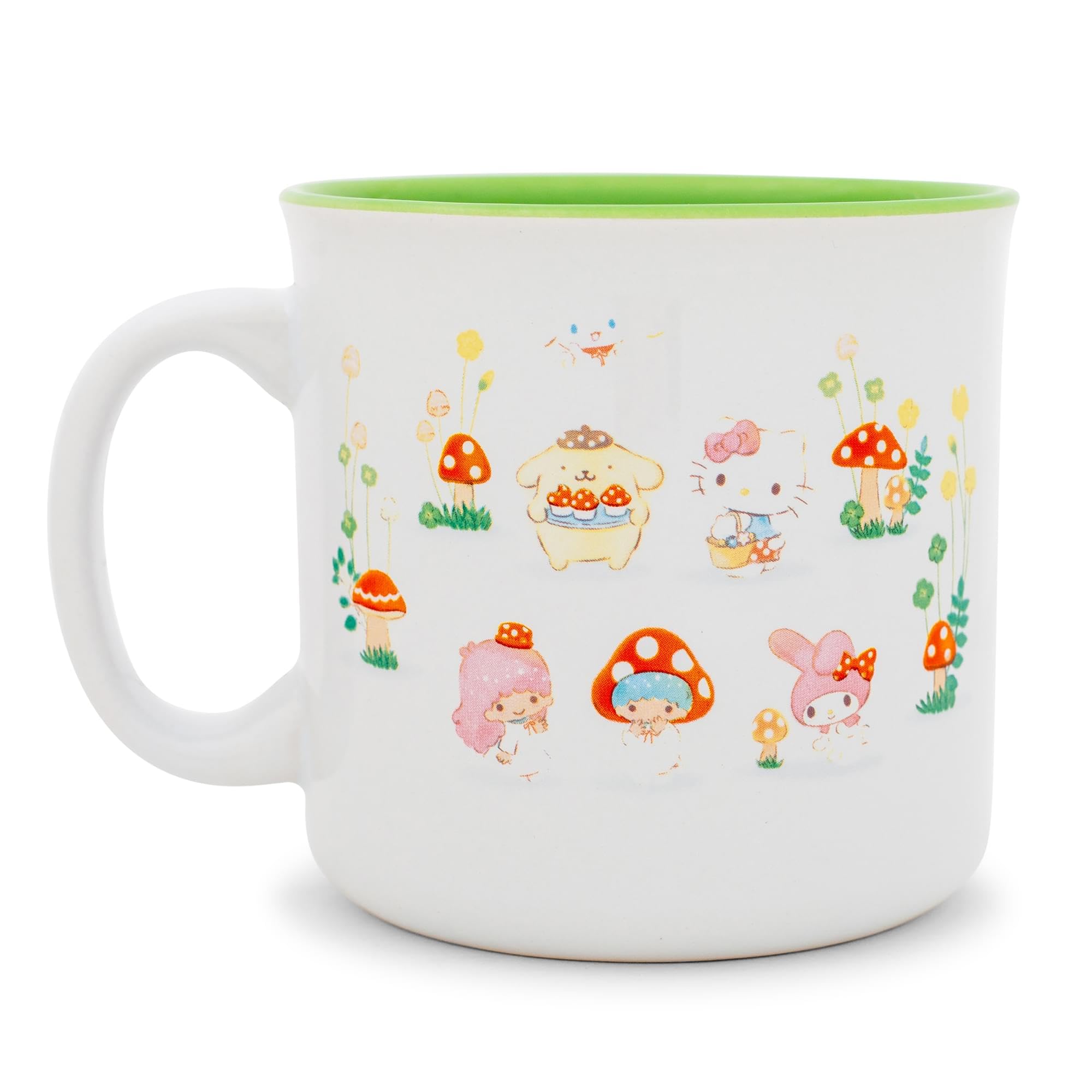 Foto 1 | Taza Camper Silver Buffalo Sanrio Hello Kitty Mushroom Crew - Venta Internacional.