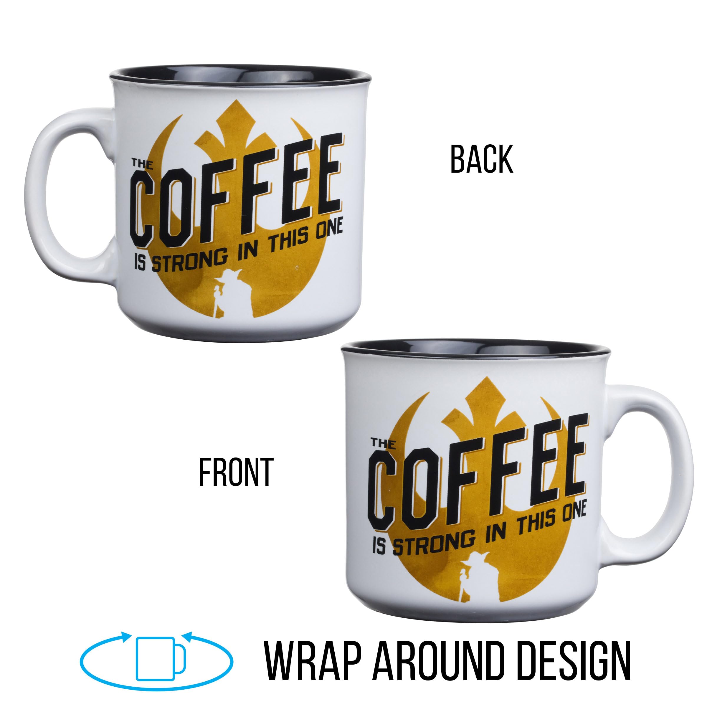 Foto 3 pulgar | Taza De Café Plateada Buffalo Star Wars The Coffee Is Strong - Venta Internacional.