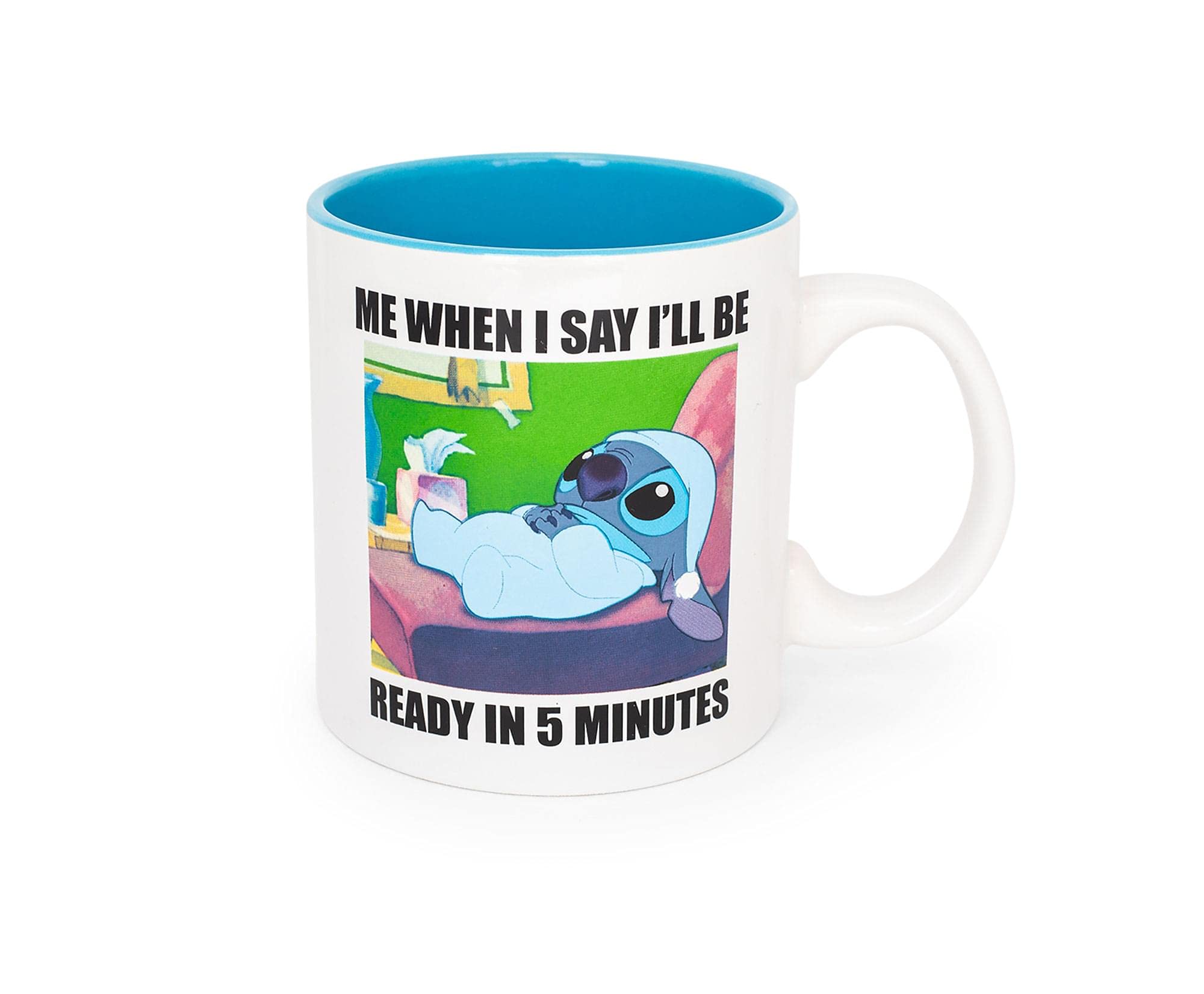 Foto 3 pulgar | Taza Disney Lilo & Stitch When I Say I'll Be Ready - Venta Internacional