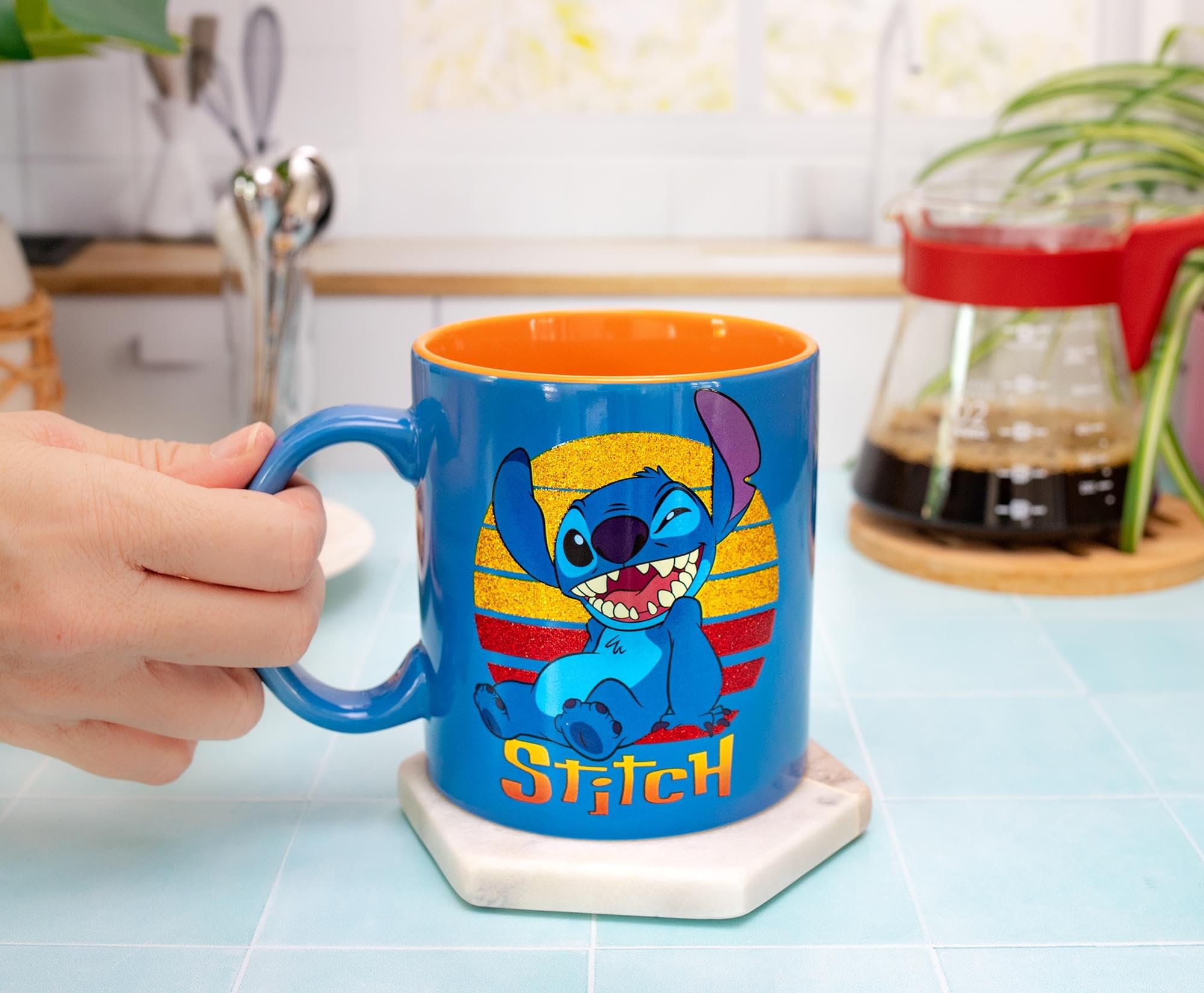 Foto 5 pulgar | Taza de Café Lilo & Stitch Disney de Cerámica  - Venta Internacional