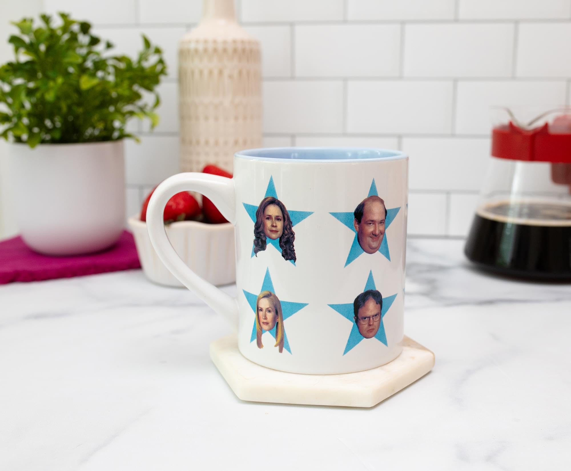 Foto 5 | Taza Silver Buffalo The Office Cast Stars 414 Ml Cerámica - Venta Internacional