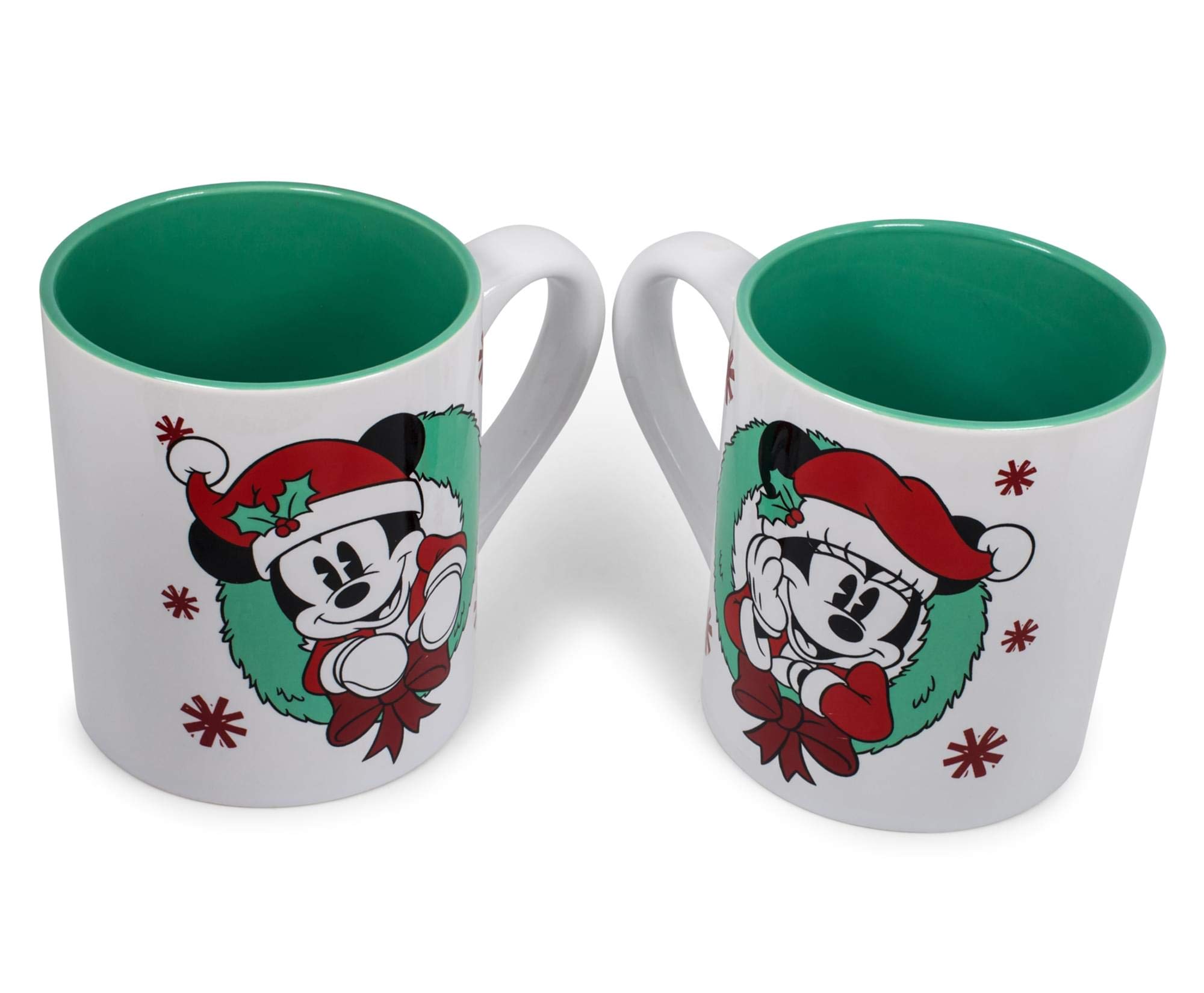 Foto 2 | Tazas Silver Buffalo Mickey y Minnie Mouse 414ml - Venta Internacional