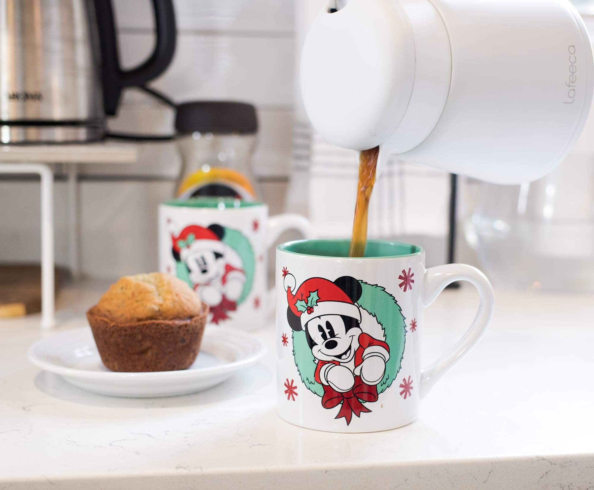 Foto 4 pulgar | Tazas Silver Buffalo Mickey y Minnie Mouse 414ml - Venta Internacional