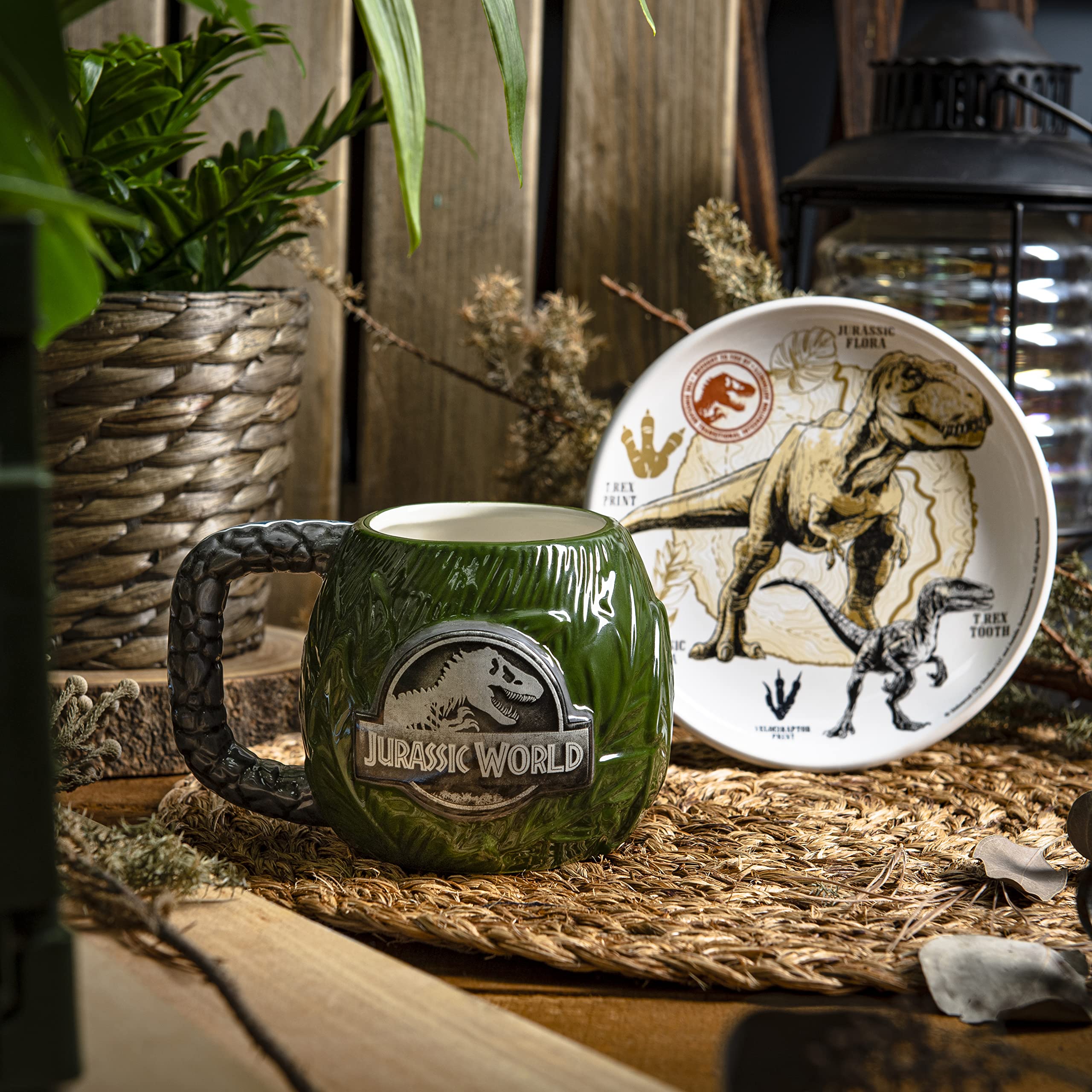 Foto 3 pulgar | Set De Tazas Zak Designs Jurassic World Dominion Movie Ceramic - Venta Internacional.