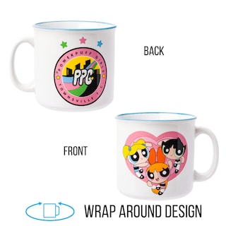 Foto 3 | Taza Camper De Cerámica Silver Buffalo The Powerpuff Girls, 600 Ml - Venta Internacional.