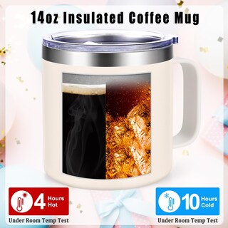 Foto 5 | Taza De Café Lifecapido Para Regalo De 75 Cumpleaños, 420 Ml, Vintage, 1950 - Venta Internacional.