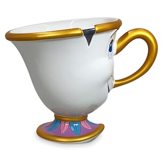 Foto 2 | Taza Disney Chip De Cerámica De La Bella Y La Bestia, 300 Ml - Venta Internacional.