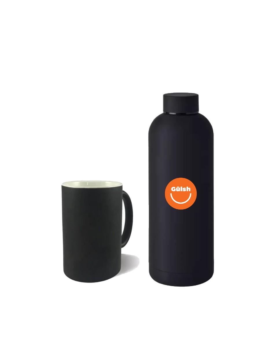 Foto 2 pulgar | Taza Mágica + Termo De Agua Güish