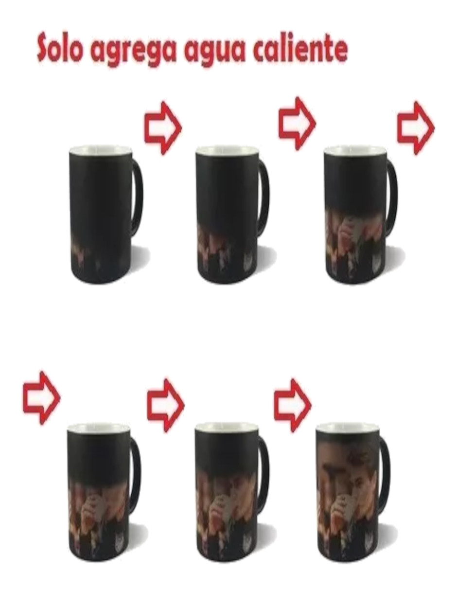 Foto 5 pulgar | Taza Mágica + Termo De Agua Güish