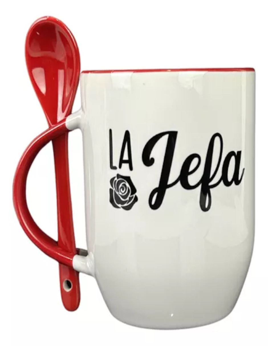 Foto 3 pulgar | Taza Para Café ''la Jefa'' + Termo De Agua Güish