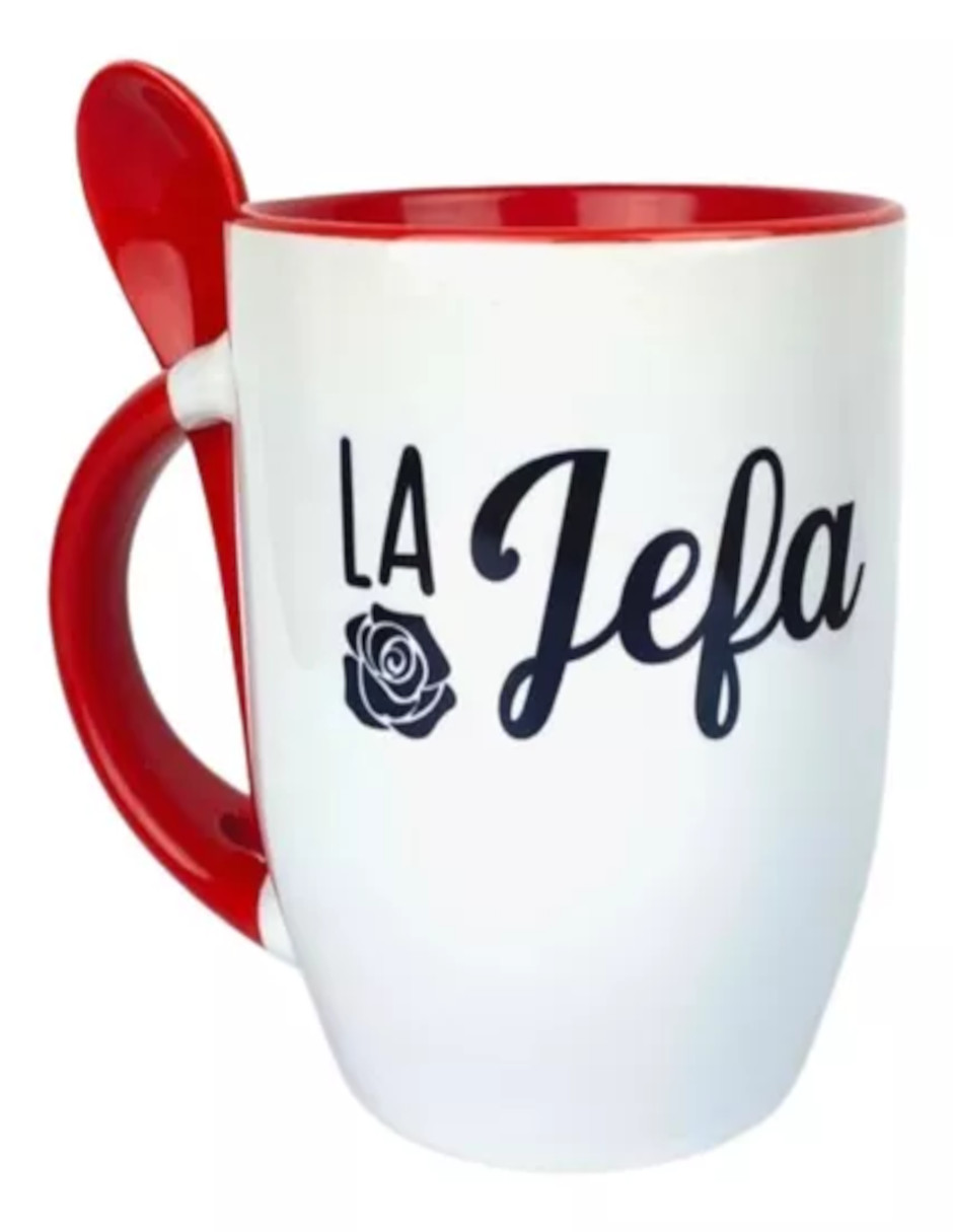 Foto 3 | Taza Para Café ''la Jefa'' + Termo De Agua Güish