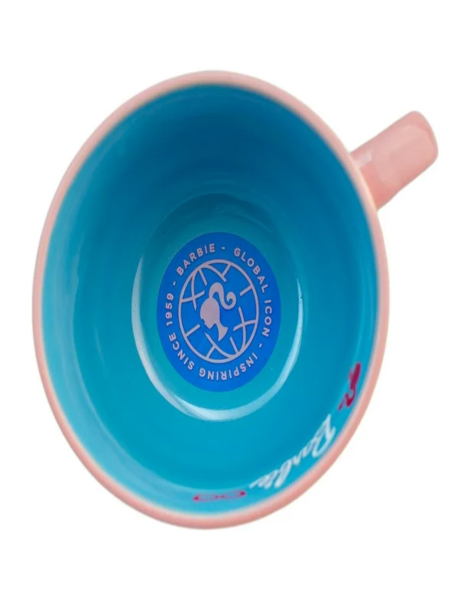 Foto 5 pulgar | Taza Jumbo Para Café Barbie + Termo De Agua Güish