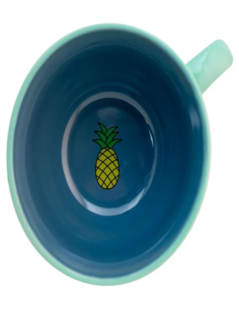 Foto 6 pulgar | Taza Jumbo De Cerámica Stitch + Termo De Agua Güish
