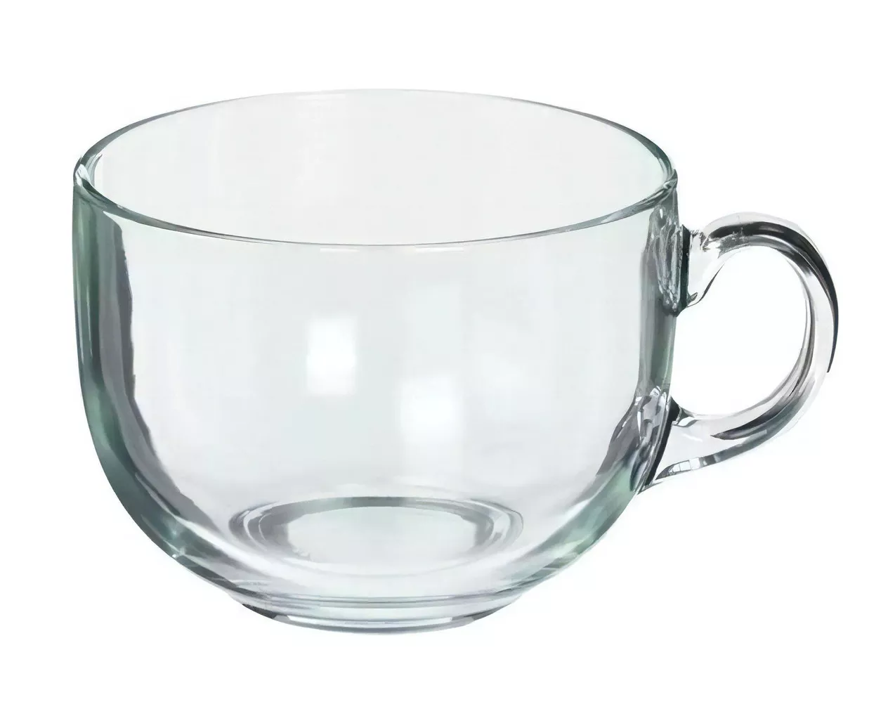 Foto 6 | Taza Grande De Vidrio Para Café O Capuchino 470 Ml Jumbo Lab.g 12 Pzs, Transparente