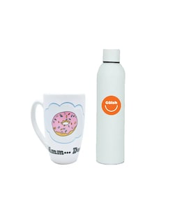 Foto 1 | Taza De Homero Simpsons + Termo De Agua Güish