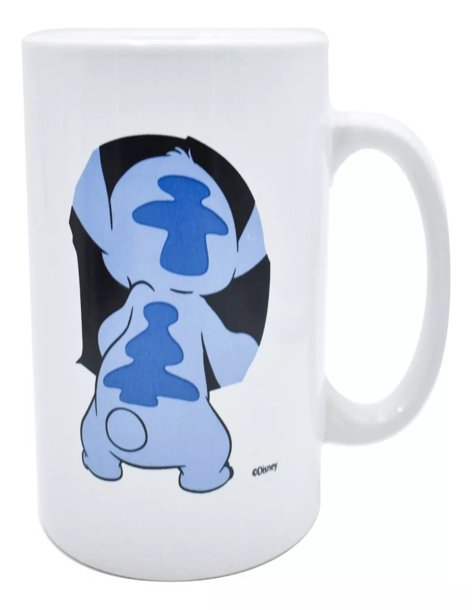 Foto 4 pulgar | Taza De Café Grande De Stitch + Termo De Agua Güish