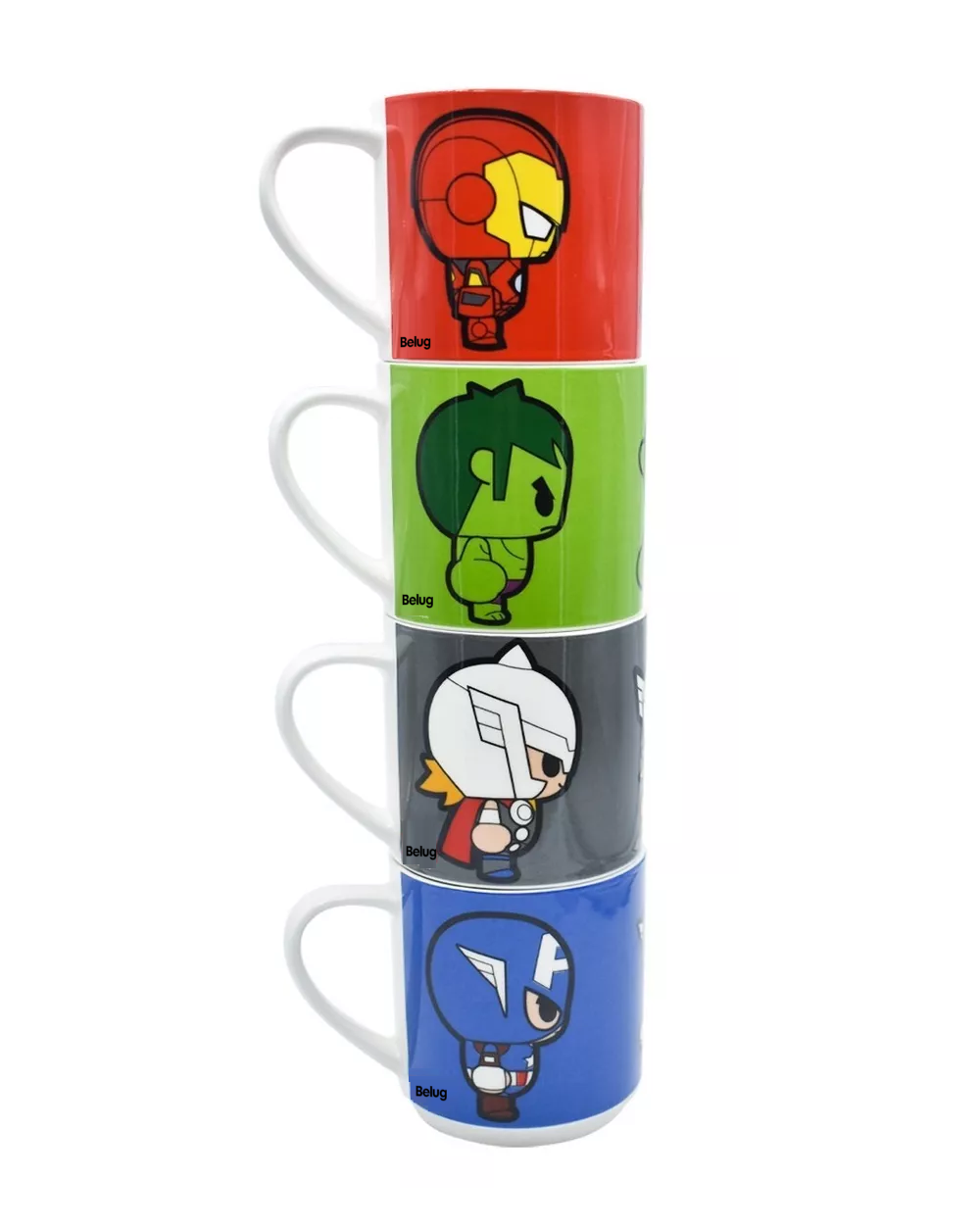 Foto 1 | Tazas De Porcelana Disney Apilables Belug 330 Ml Multicolor